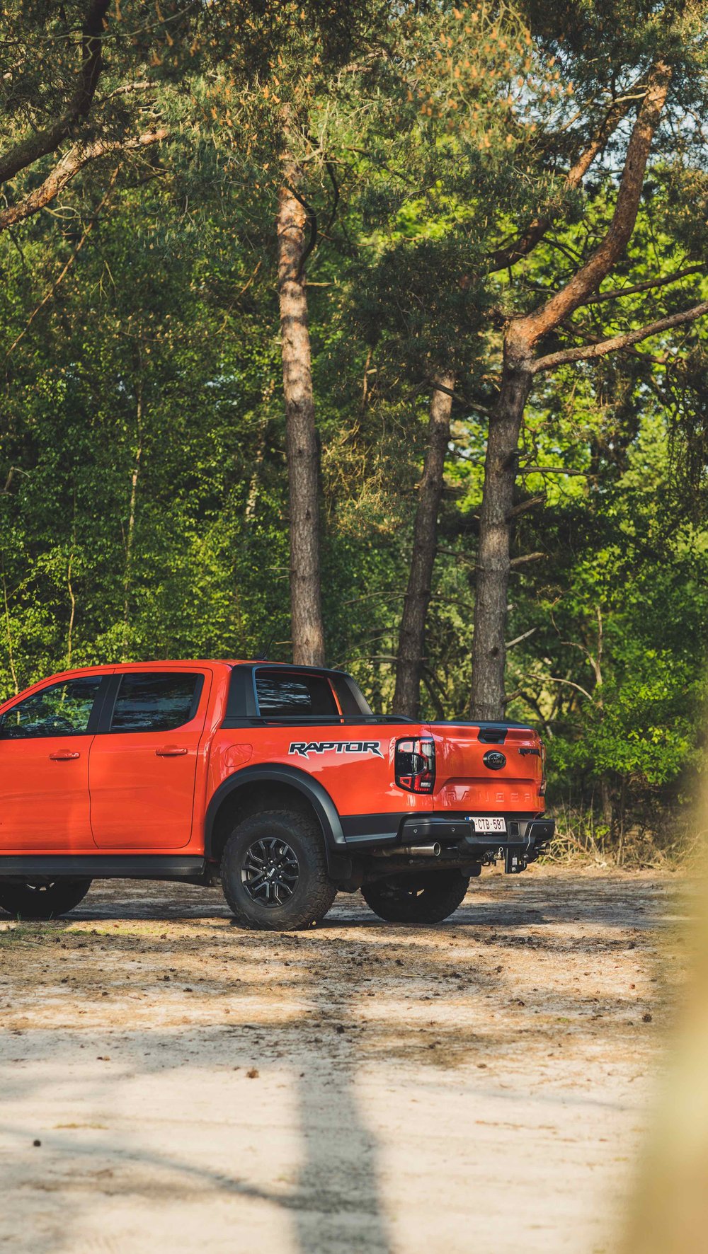 Ford Ranger Raptor rear side