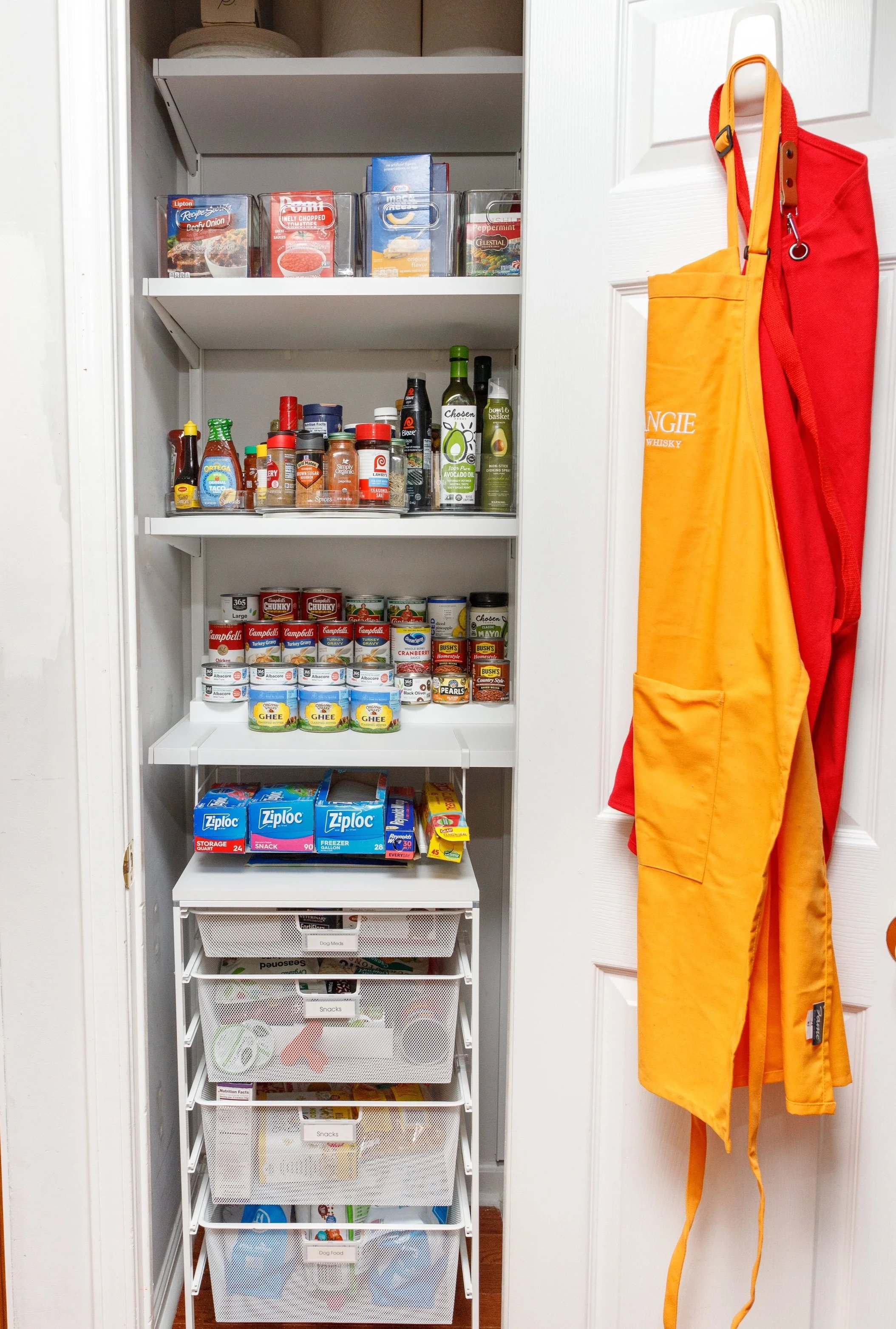 After - Container Store Elfa system remodel