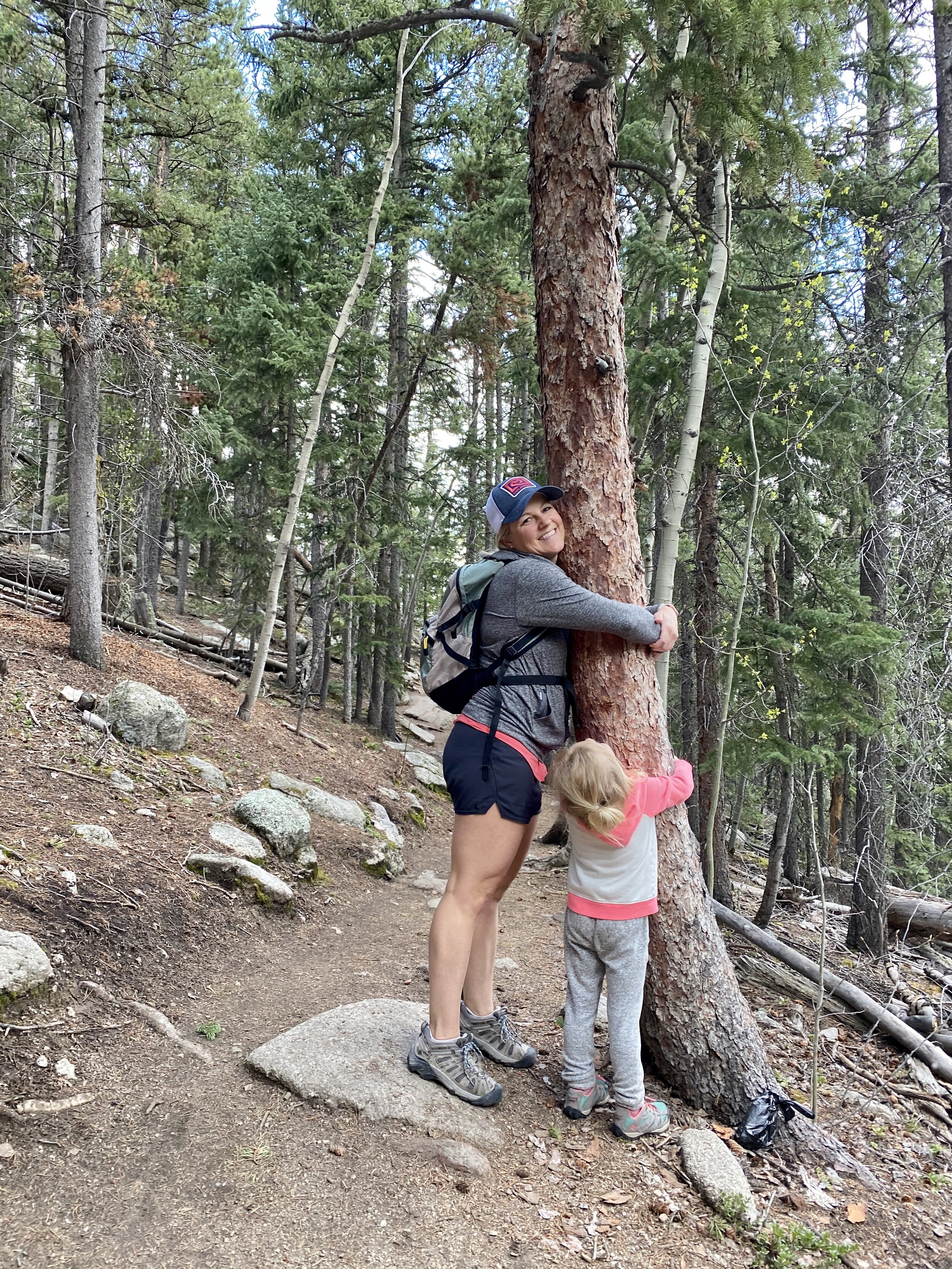 Just out here huggin’ trees, don’t mind us.