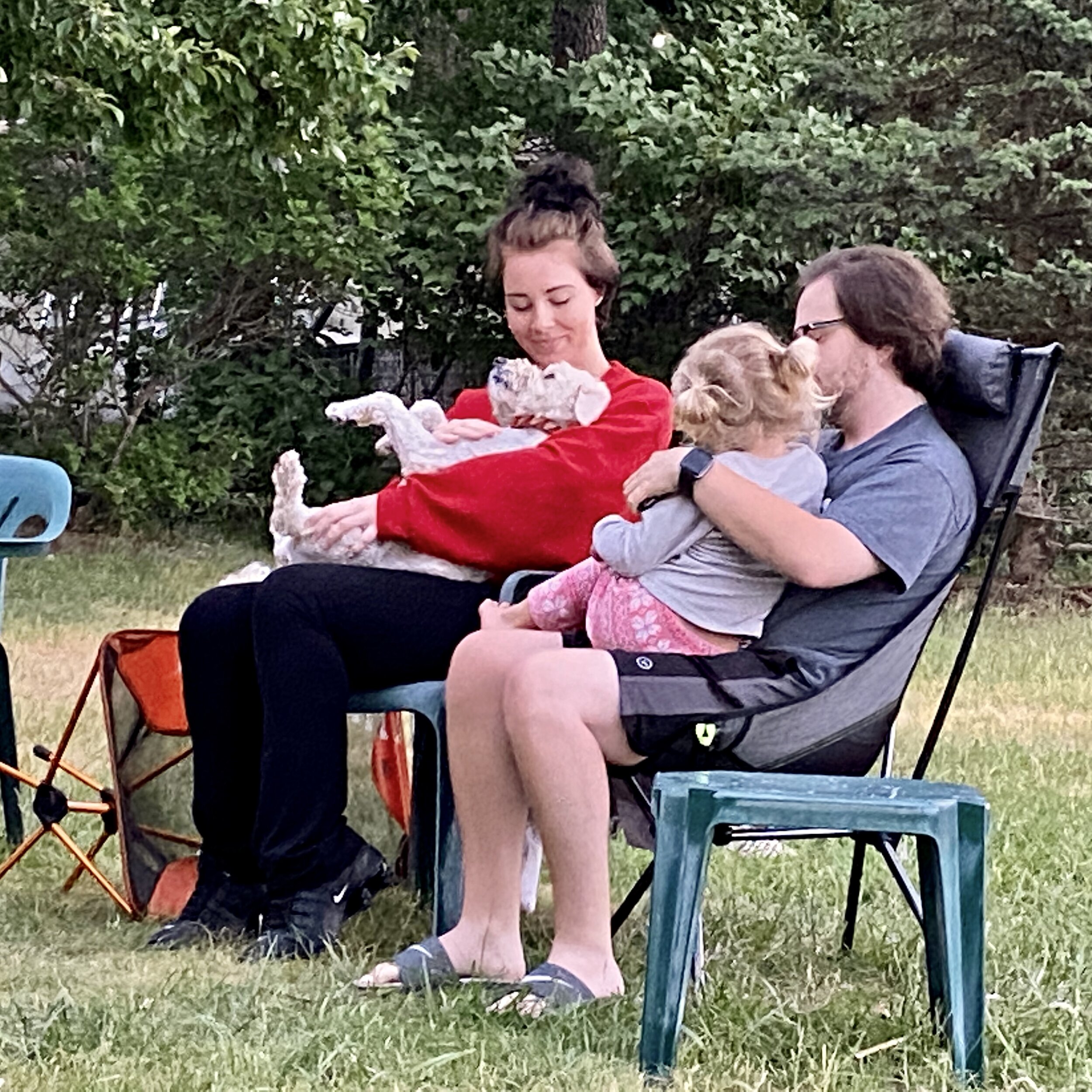Jacob and Sheridan, the animal/child whisperers.