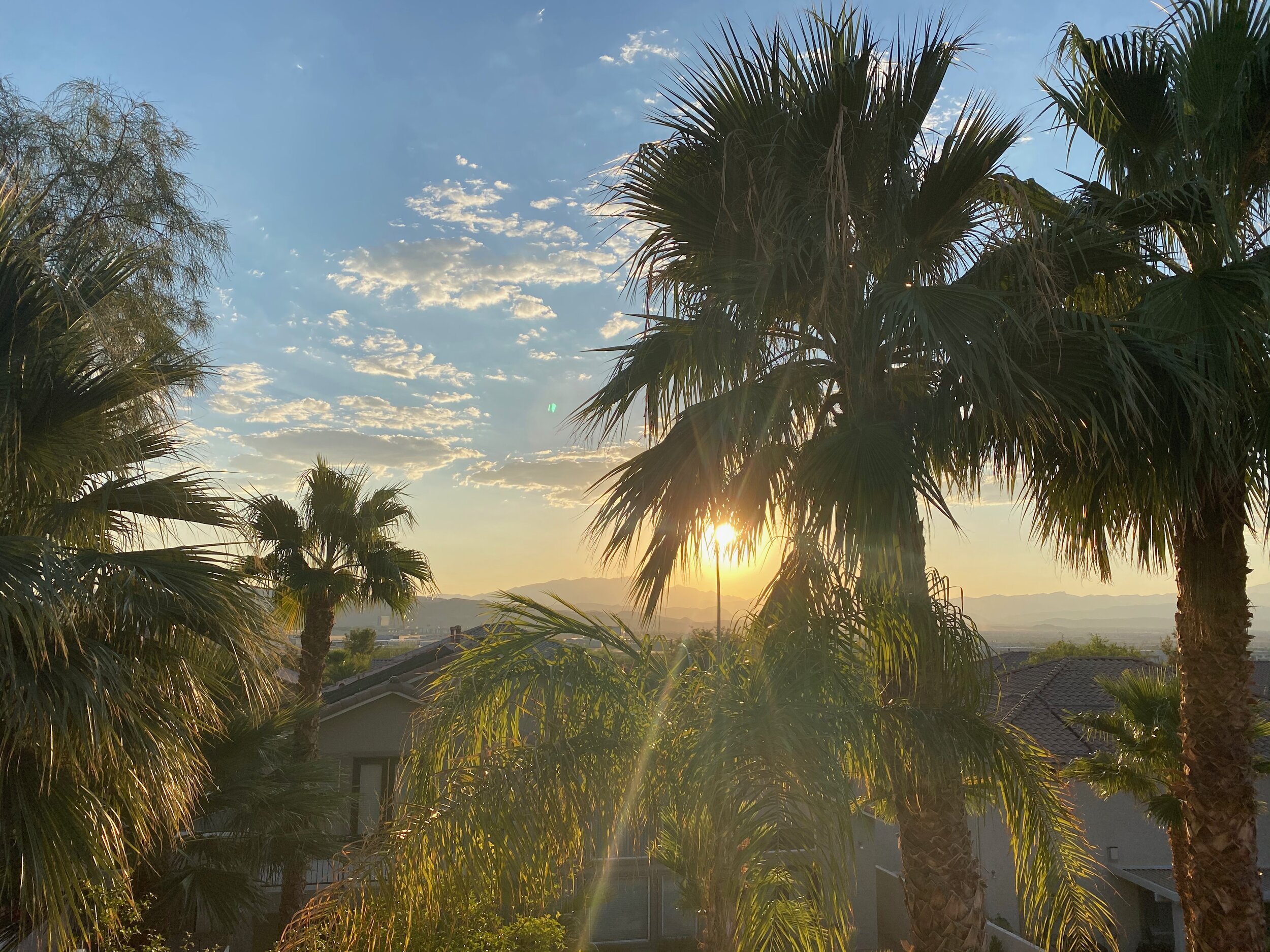 Last sunset in Vegas.