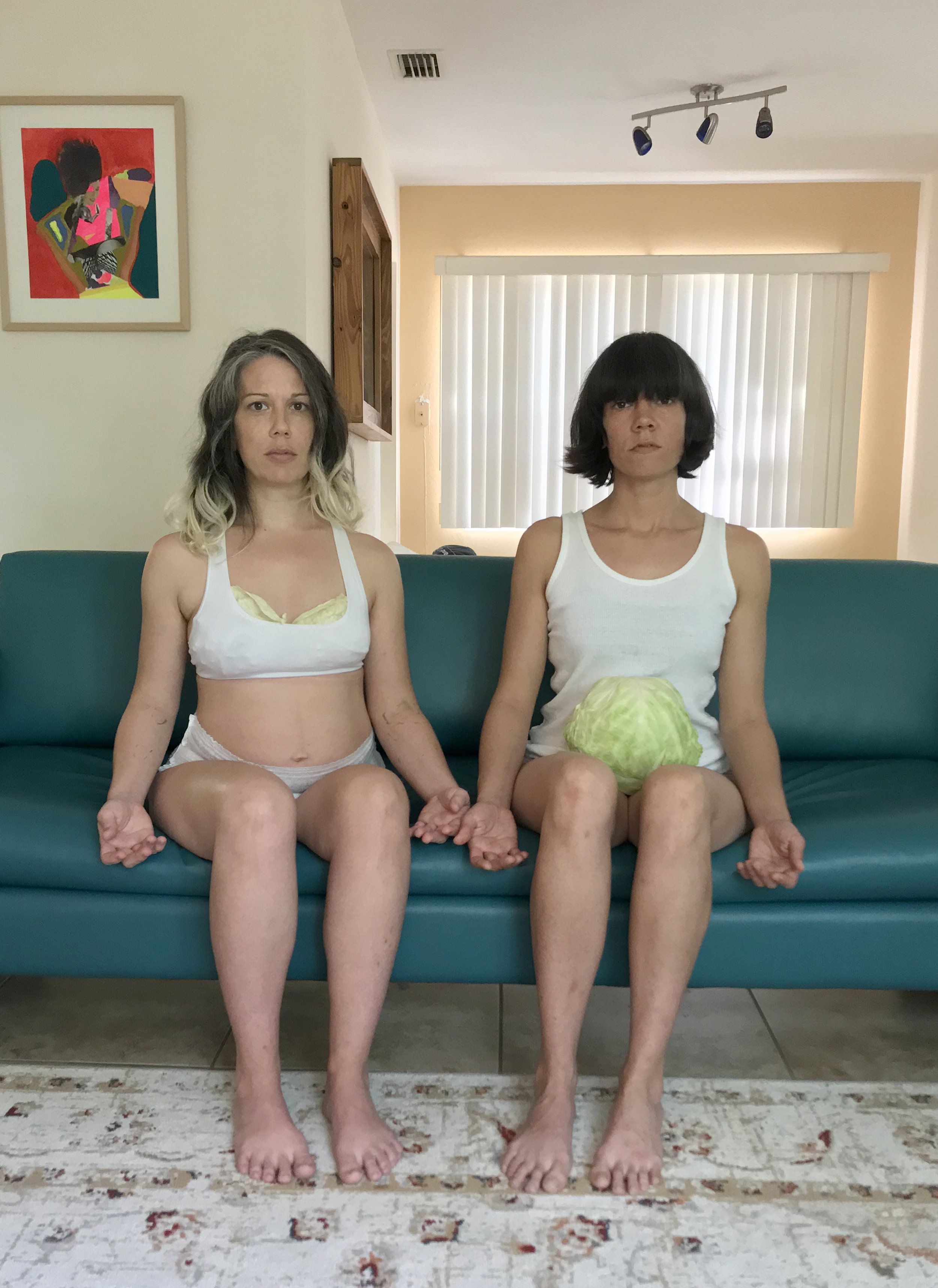  Las Hermanas Iglesias  Commiserates III   (Cabbage) , 2019 