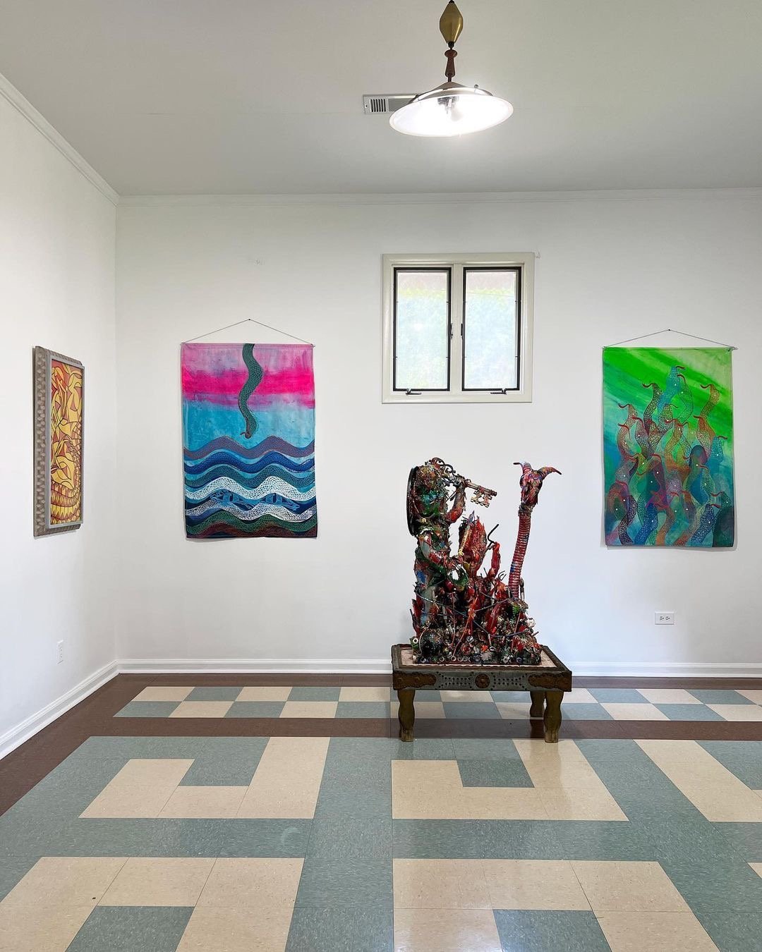  Installation view at Pasaquan, St. EOM, Merrilee Challiss and Robert Morgan 