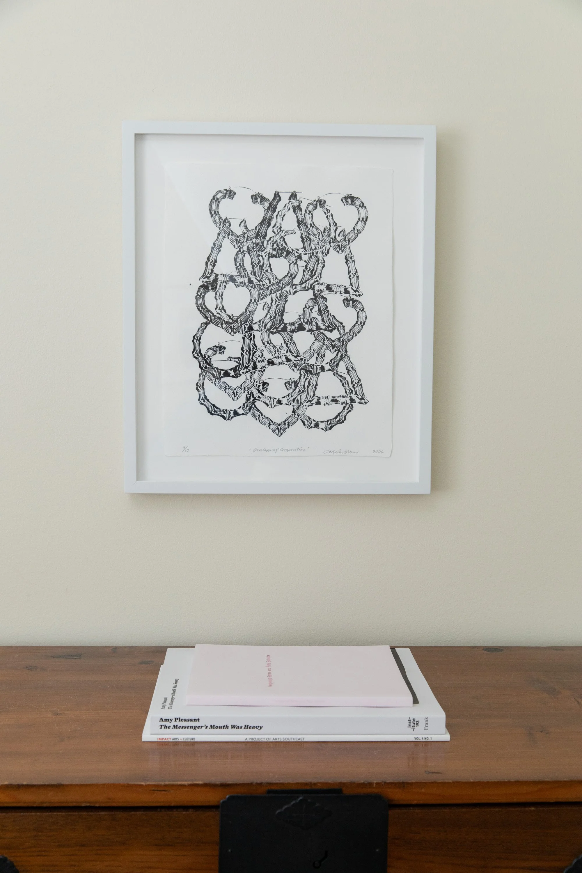 LaKela Brown  Overlapping Composition , 2026 screenprint on cast cotton 15 x 12 in&nbsp;&nbsp;&nbsp;&nbsp;&nbsp;&nbsp;&nbsp;&nbsp;&nbsp;&nbsp;&nbsp;&nbsp;  Courtesy Ellie Rines Gallery, NYC 