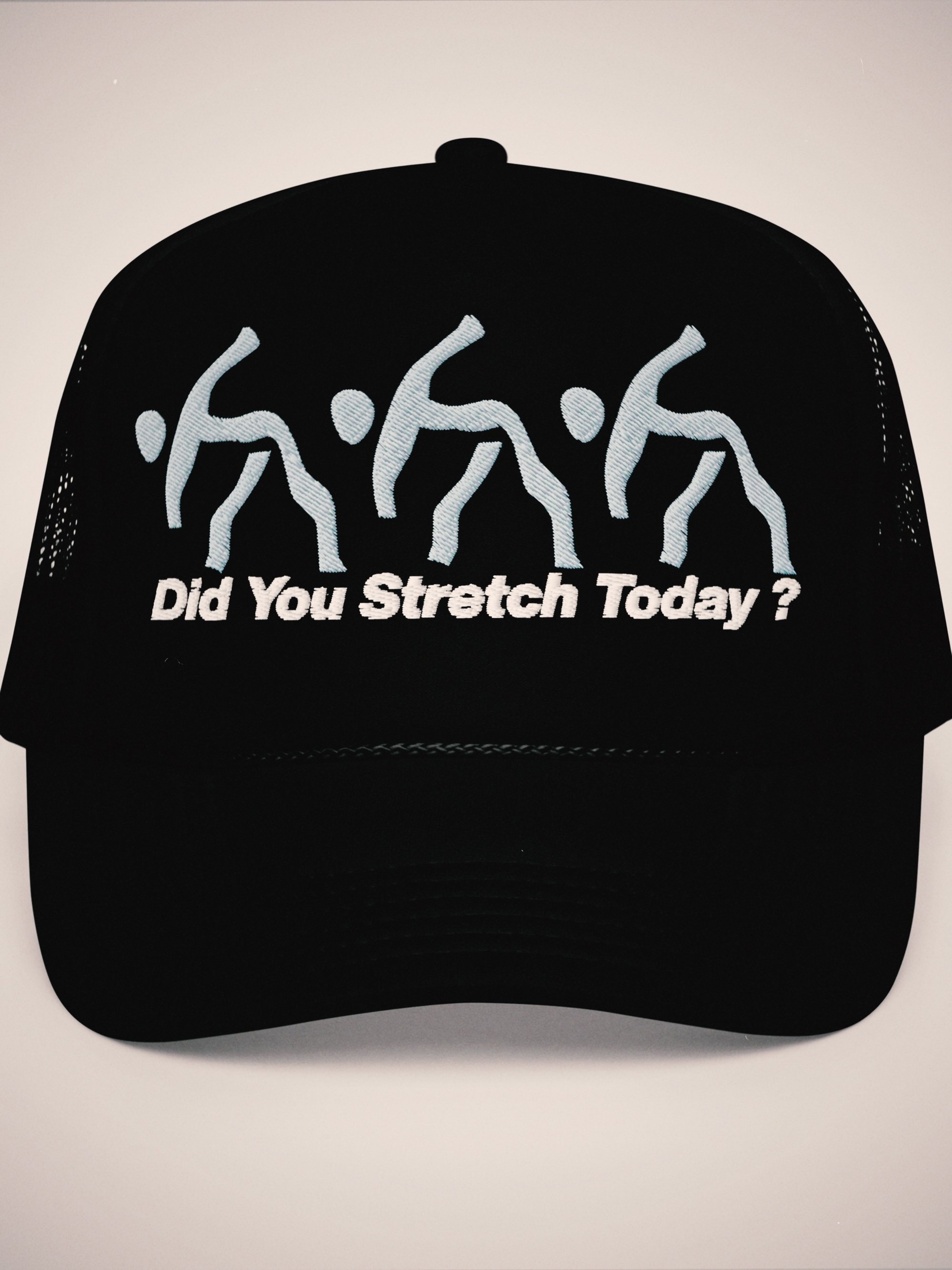 Did You Stretch Today Cap in Black