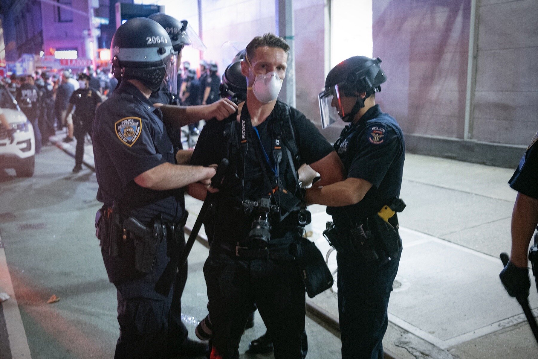 Adam Gray photojournalist arrested in New York