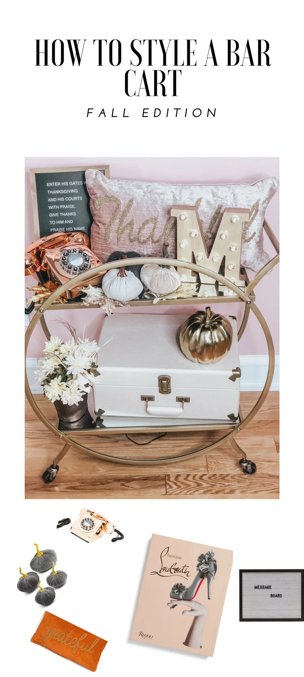 How to Decorate a Bar Cart Without Alcohol: Stylish & Chic Ideas