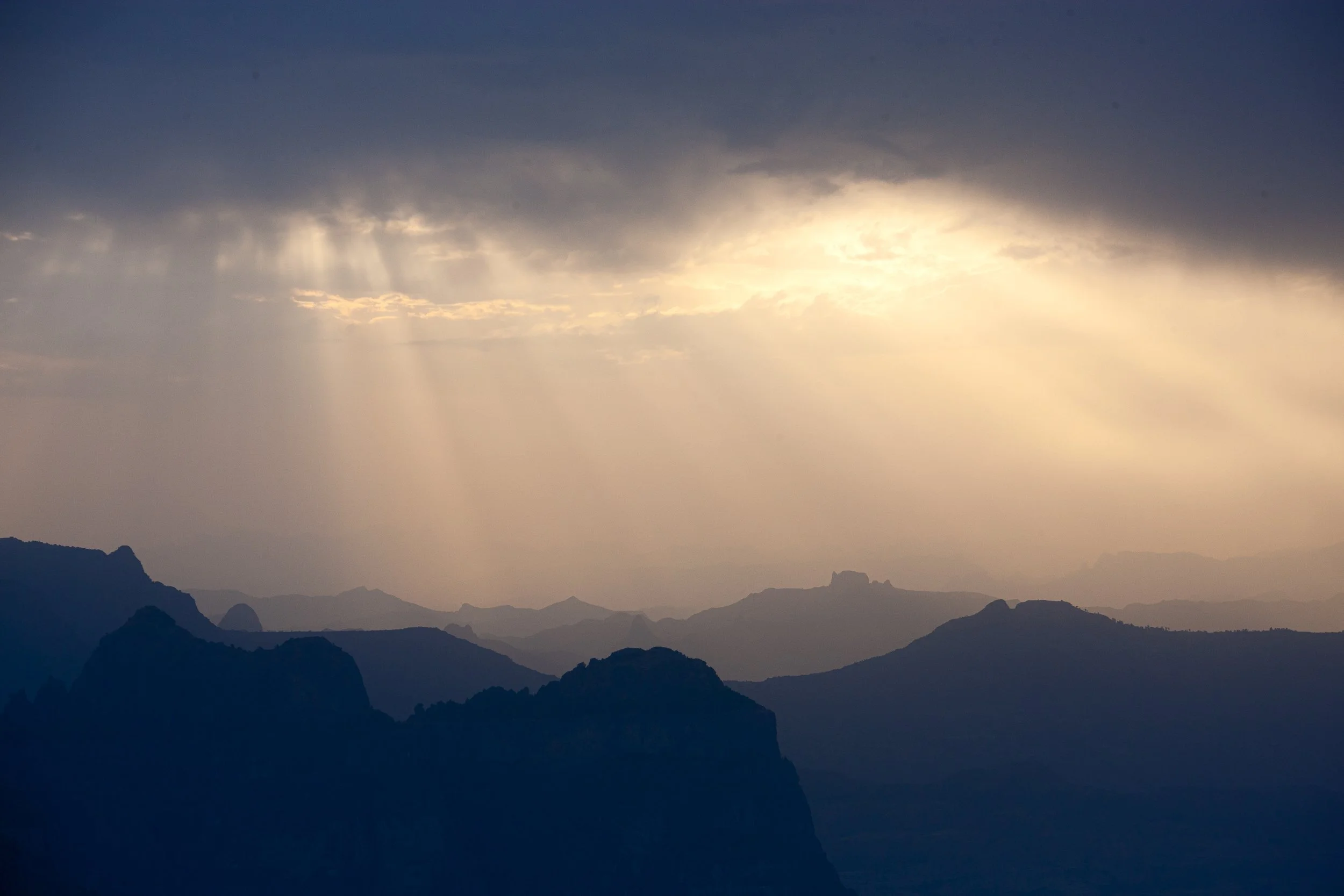 Sunrise, Semien Mountains, Ethiopia   K02-2811