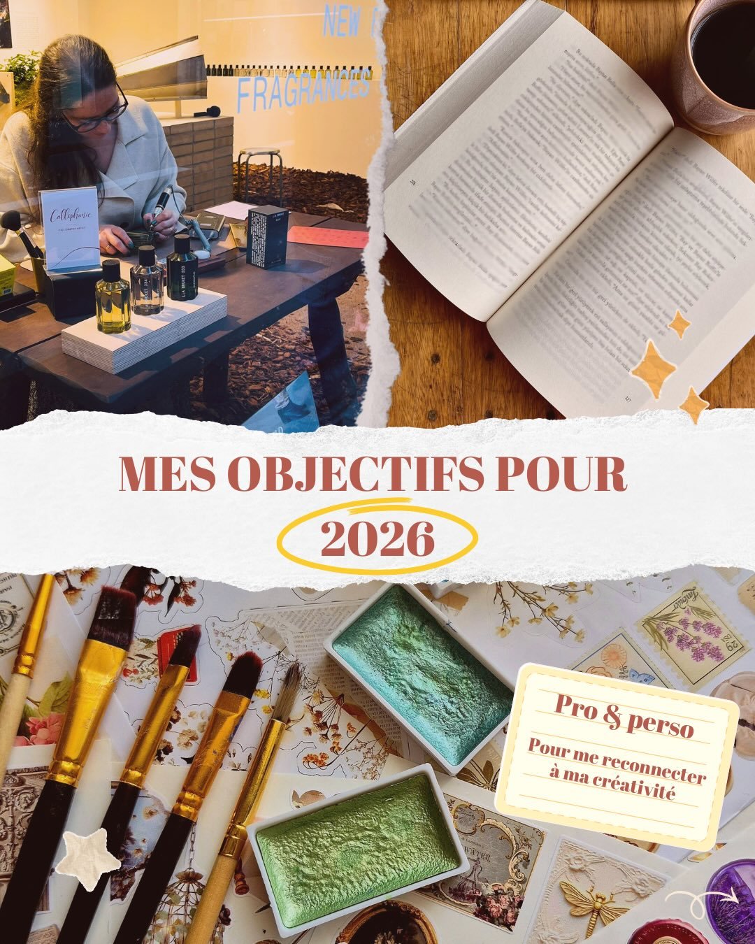 ✨ 2026 s&rsquo;ouvre pour moi comme une ann&eacute;e de r&eacute;ajustement, personnel et professionnel, autour d&rsquo;une intention simple : me reconnecter &agrave; ma cr&eacute;ativit&eacute;, tout en continuant &agrave; d&eacute;velopper mon acti