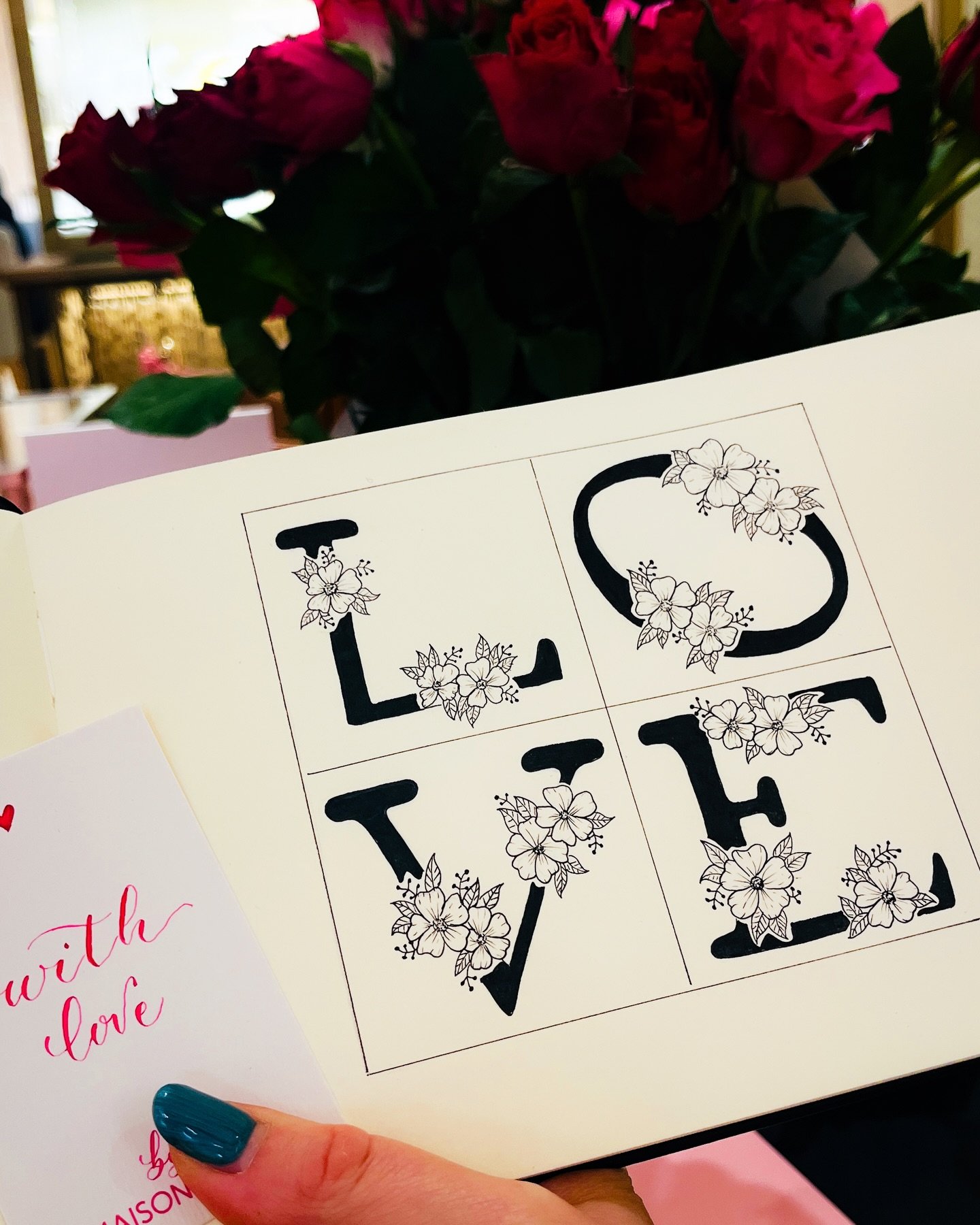 D&rsquo;autres mots d&rsquo;amour ❤️ issus de ma collaboration avec Maison de Sabr&eacute;.