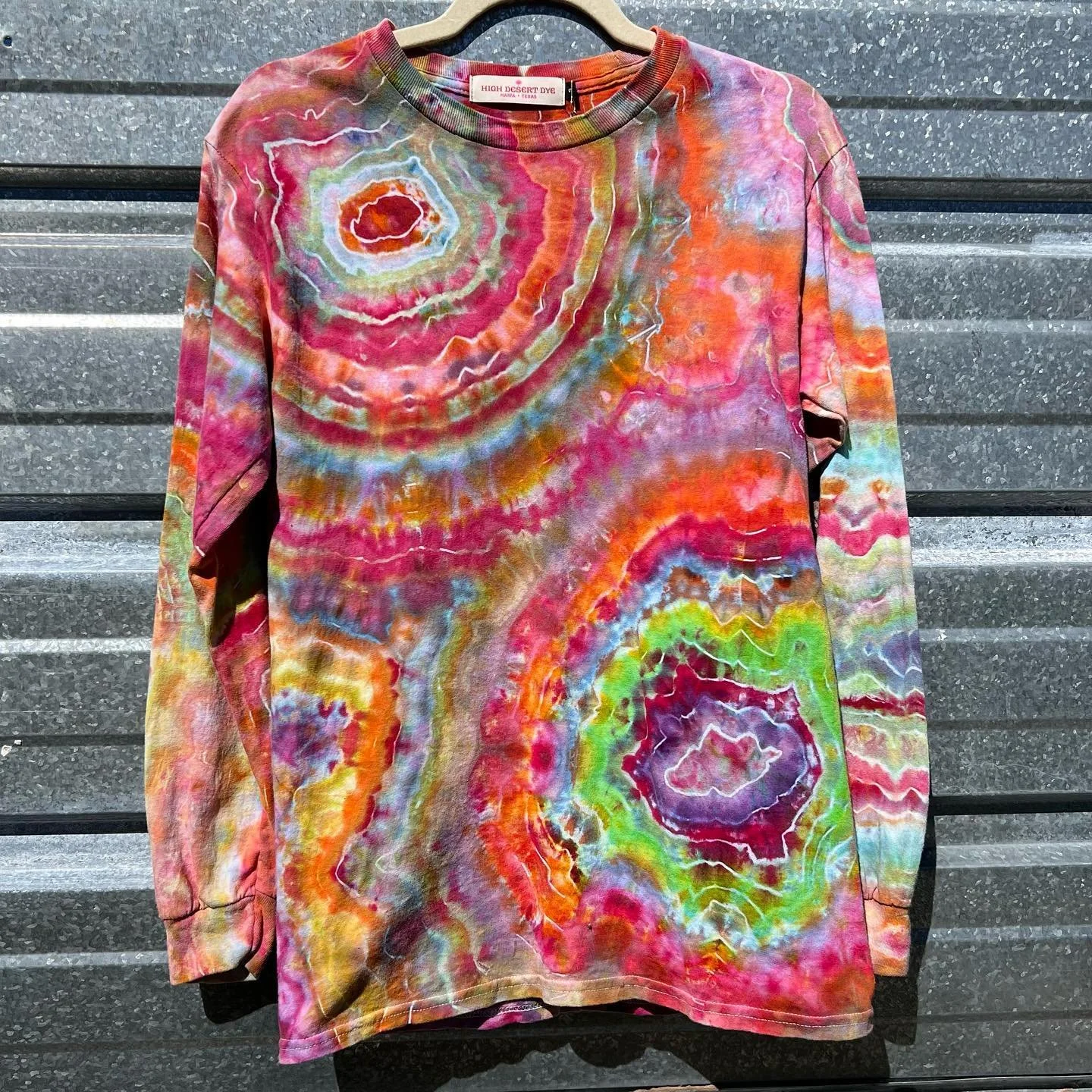 Hi! I&rsquo;m selling a couple of shirts here on Instagram! This is a 100% cotton, adult small. $68, USA shipping included, DM to purchase. #tiedye