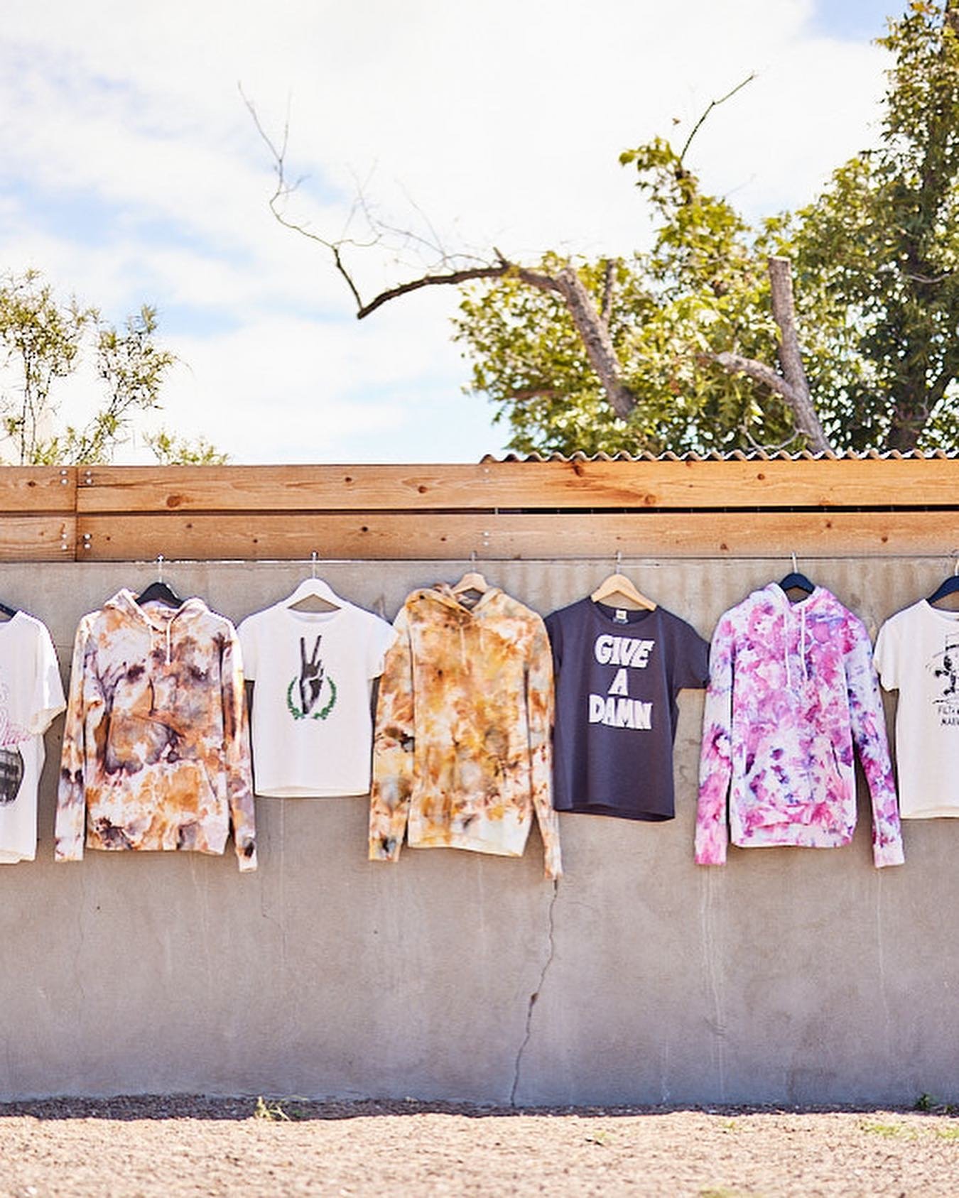 Just in time for fall: new ice-dyed sweatshirts available at @filthmarfa!! These sweatshirts are 100% cotton and super comfy. Big love for working with local shops. 💞 Photos by the exceptionally talented @rachelmrinehart