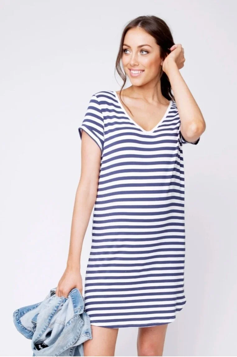 relaxed t shirt dress Proto101_Dip Dye Relaxed T-Shirt Dress with Pockets | Women