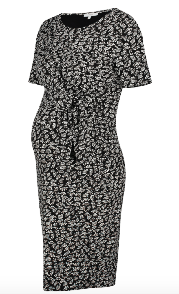 black and white wrap dress SNDYS Alba Wrap Dress Black Print main image 0