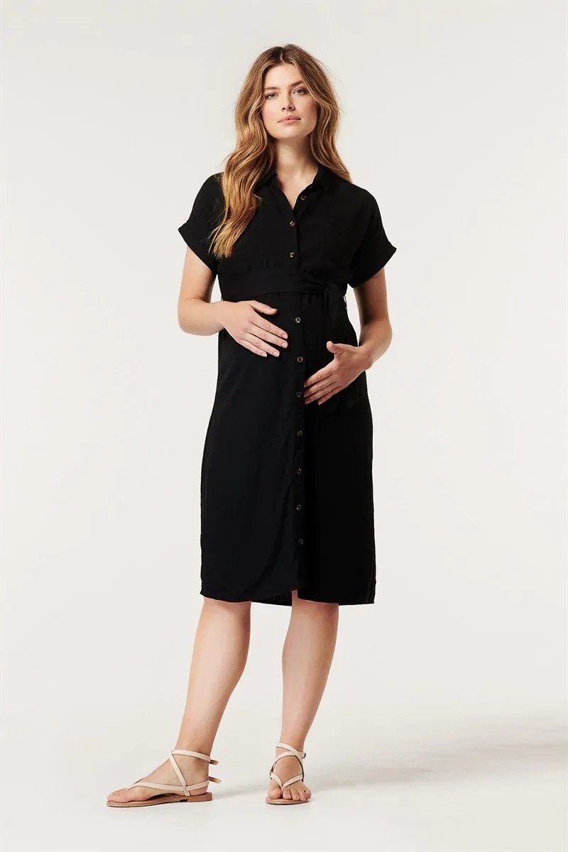 black button up ss dress.jpeg