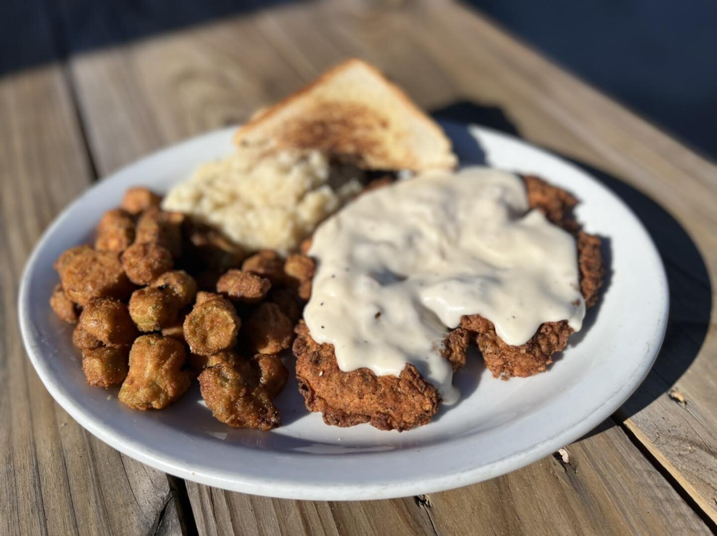 Come out and snag one of our house tenderized, battered to order Chicken Fried Steaks in honor of National Chicken Fried Steak Day! You won&rsquo;t be disappointed!!! #chickenfried #chickenfriedsteak #nationalchickenfriedsteakday #cedarcreeklaketx #c