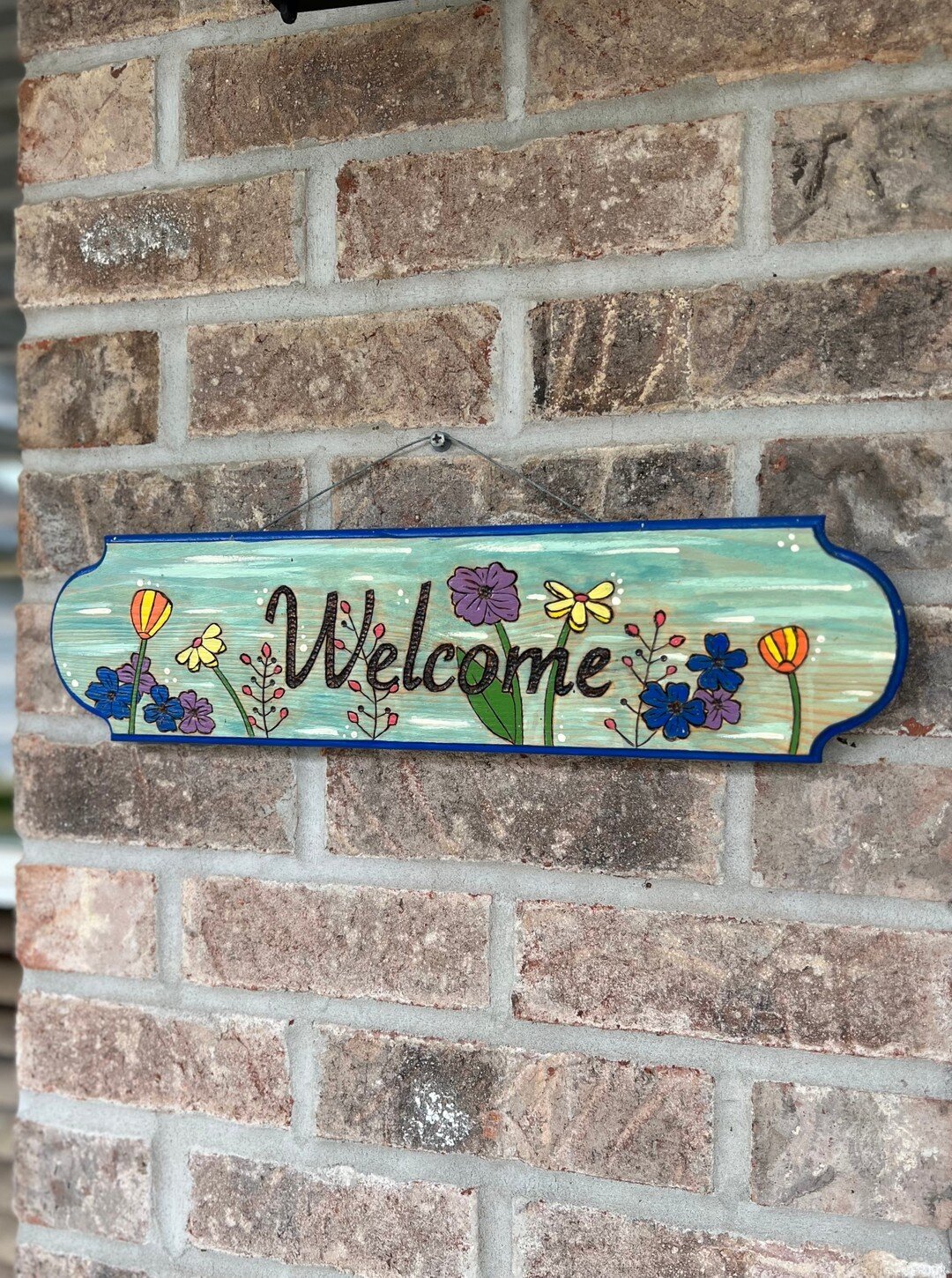 In case you want to see how far I've come in 4 years: this was one of my very first signs.⁣
I made it for my mom, upon request. She gladly accepted it and still hangs it up - though I think I should make her a new one that highlights my growth as an 