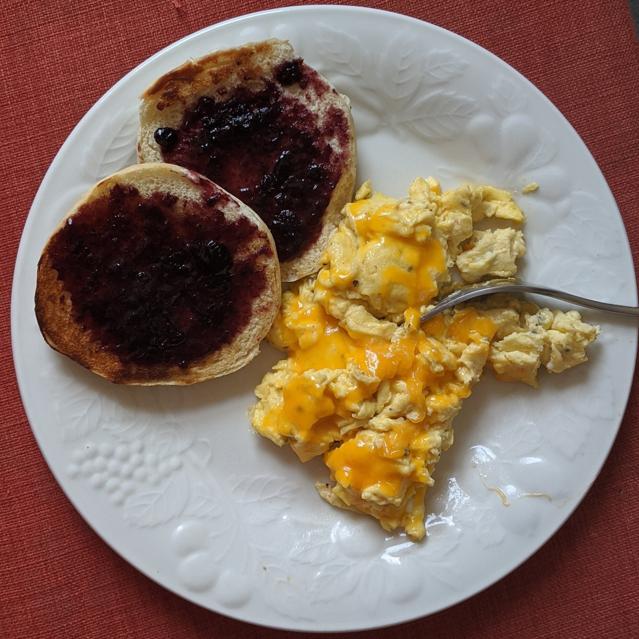 Cheesy Scrambled Eggs