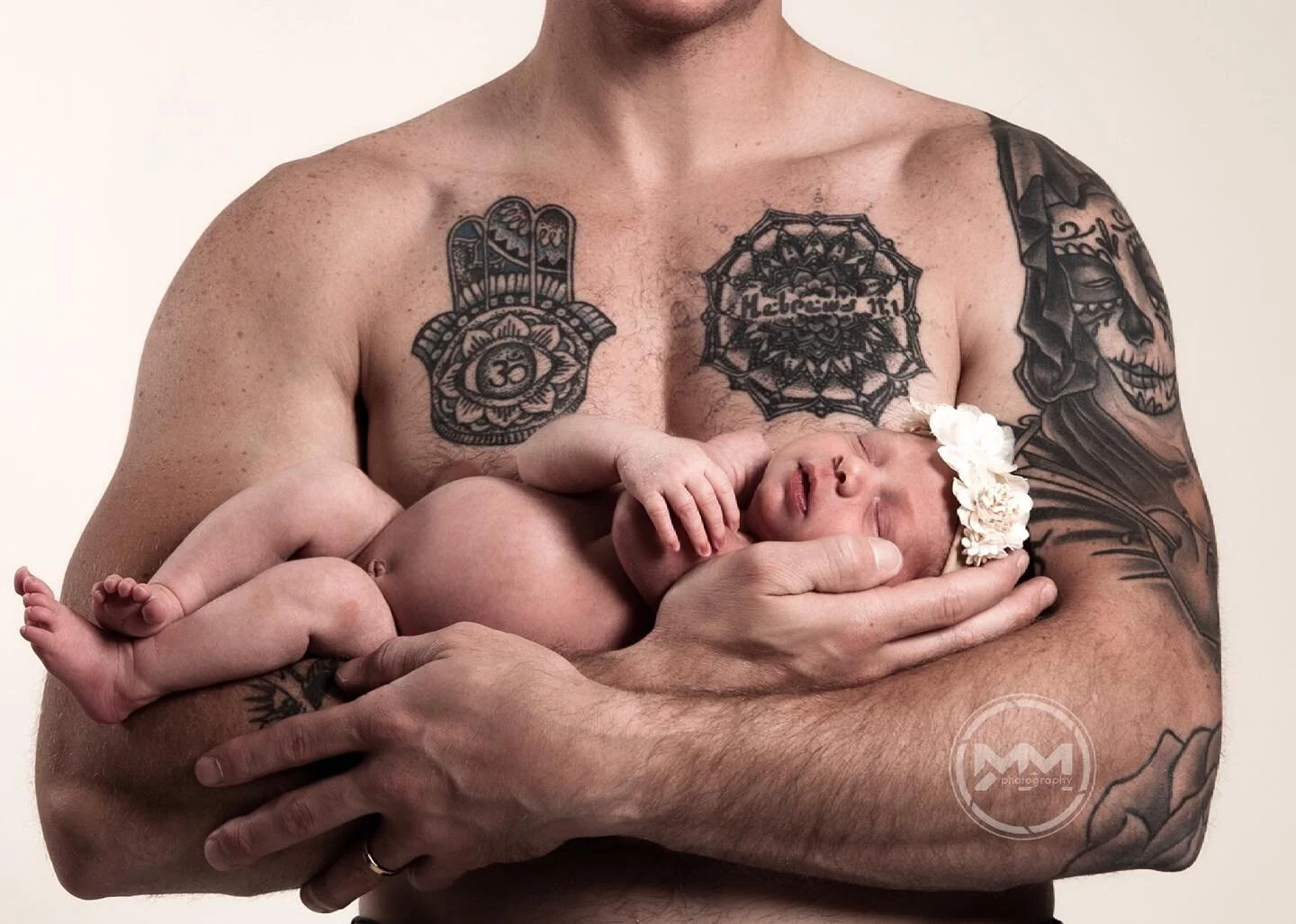 Happy Father&rsquo;s Day! 
Blessed the ones who have a father. Moreover if this father is present, loving and caring like this amazing dad holding his newborn beauty Serafina.