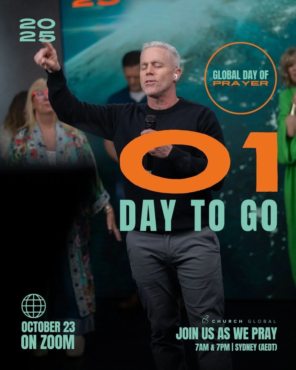 Tomorrow is C3 GLOBAL DAY OF PRAYER 🙏🏻 
Join us on Zoom as we come together as a movement all over the world to pray for our churches and our nations!
Prayer times are 9am & 9pm NZT 
Prayer Meeting 1 at 9am 🌄 
Meeting ID: 862 0980 2280
Pass