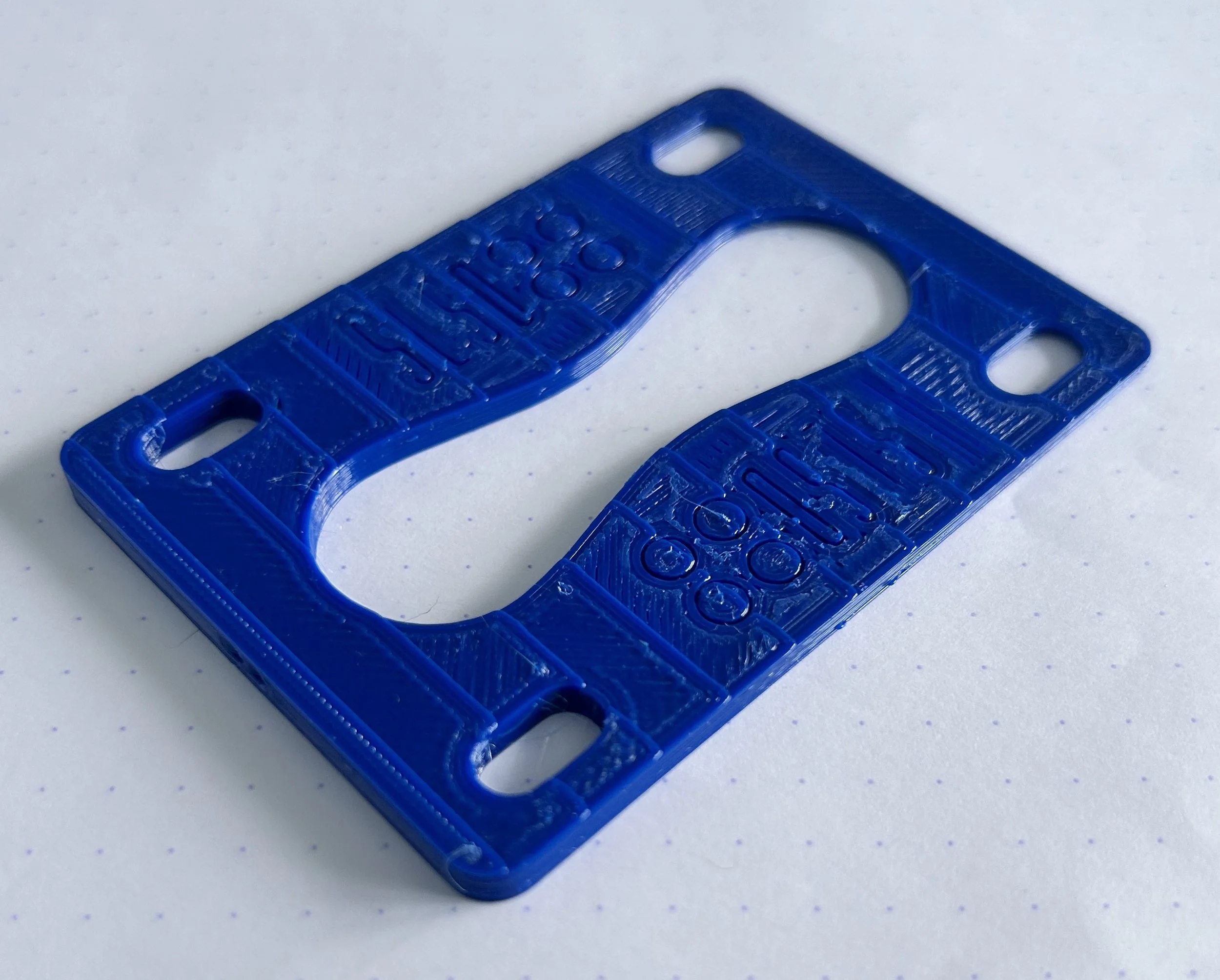 2° angled riser