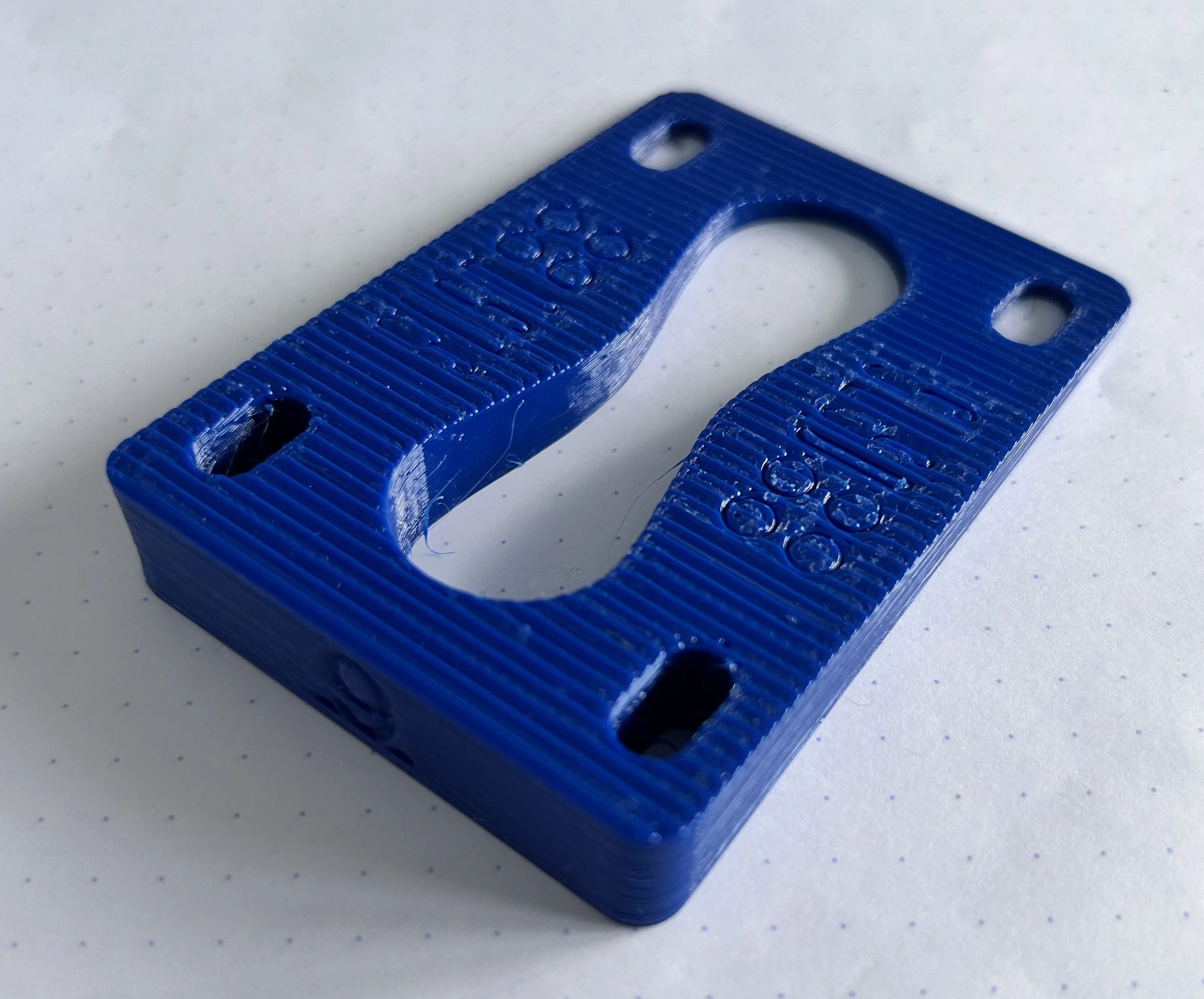 9° angled riser