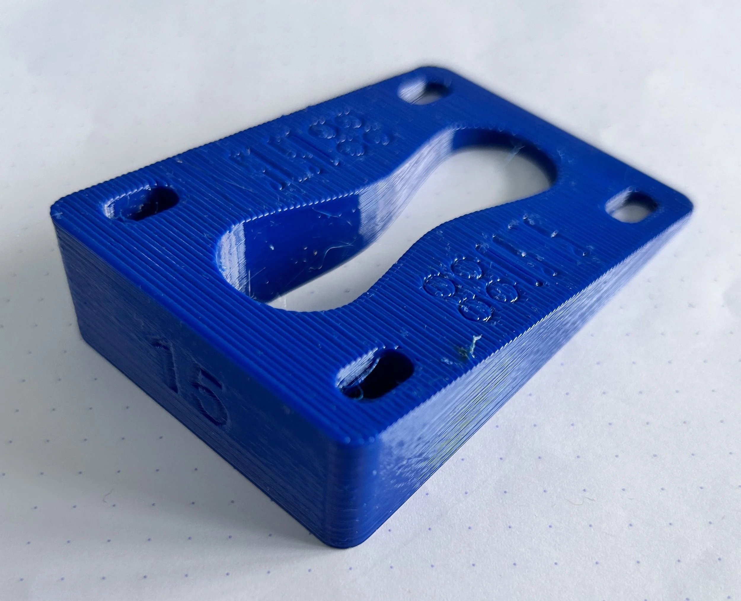 15° angled riser