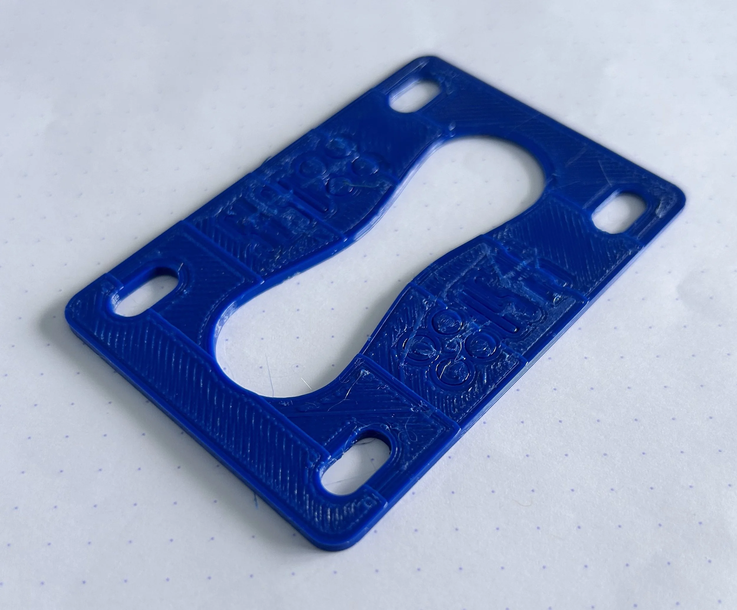 1° angled riser