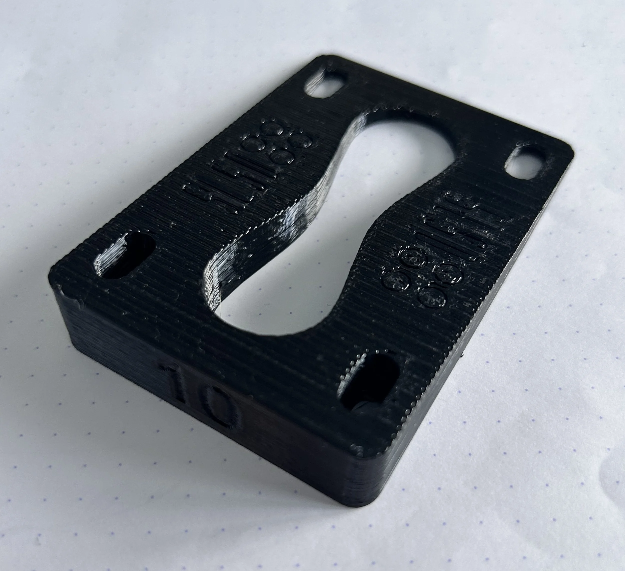 10° angled riser