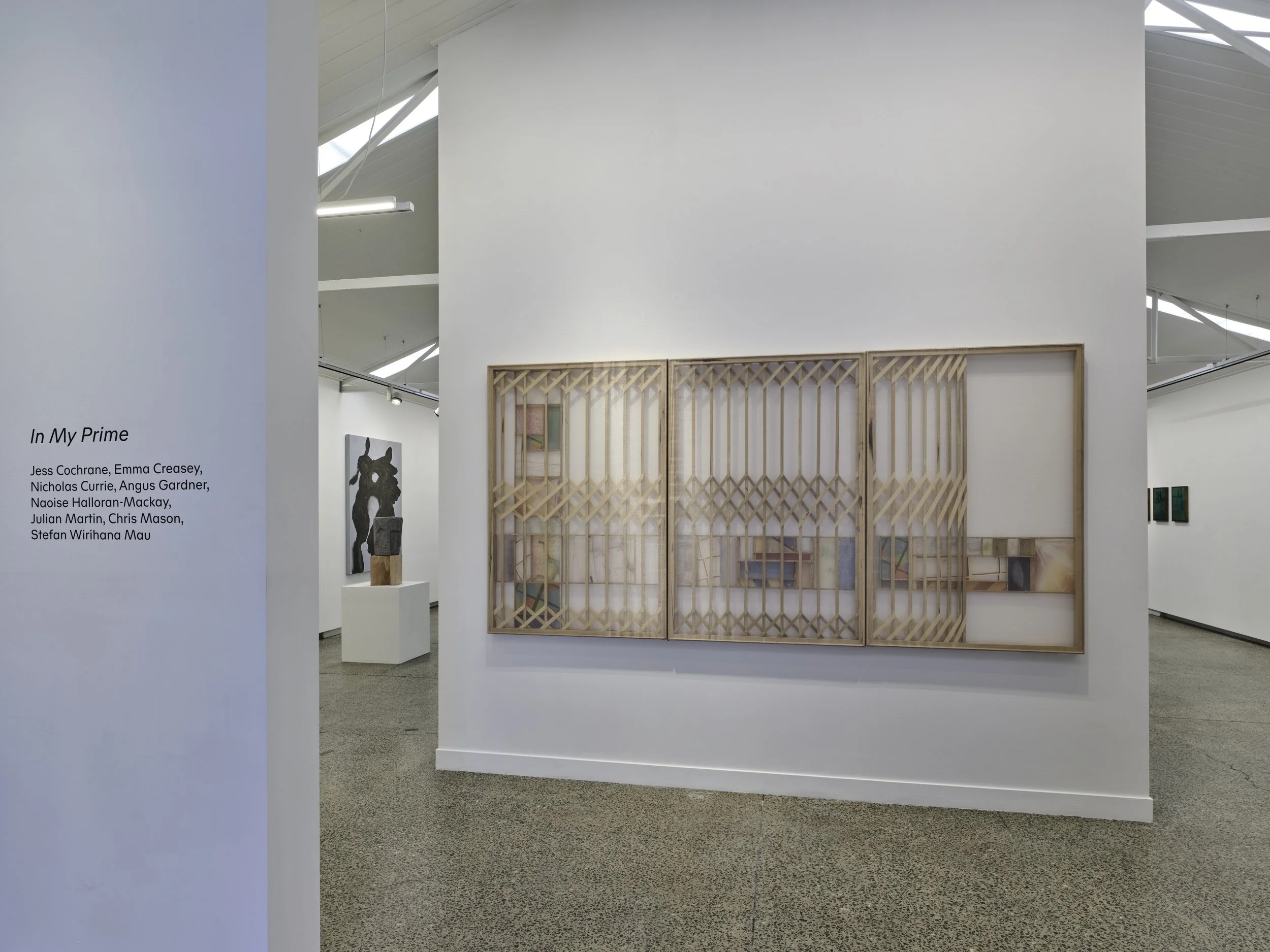 'Offcuts,' 2024
Oil, Acrylic, Timber, Silk, Organza
In My Prime, 2025.
Sullivan+Strumpf Naarm/Melbourne. Photography by Phillip Huynh.