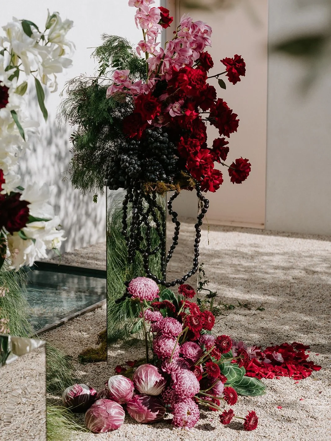 Revisiting the floral details from my favourite wedding of last year. Flowers, fruits and that table 🤎 love you Shaz &amp; Mitch. 

@thedairyravensbourne 
@brontemcveigh 
@thedairyhiringshed 
@valhalla.house 
@theviking_mtb