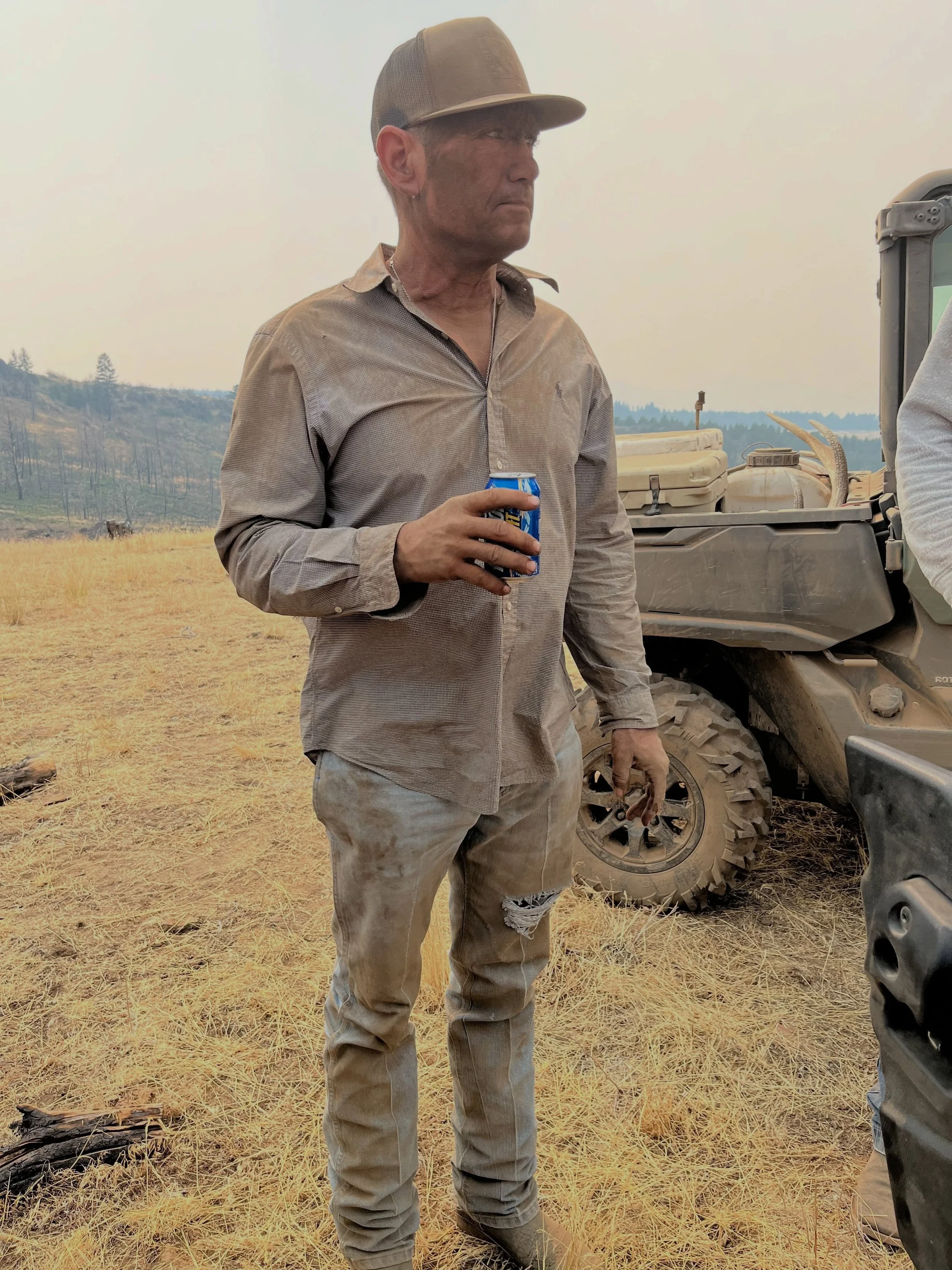 Thanks so much to this guy that helped out his family and community for 8 days straight. Worked countless hours on the oldest dozer on the fire. He put a lot of lines in to protect neighbors houses, our house, meadows, and range land. We greatly appr