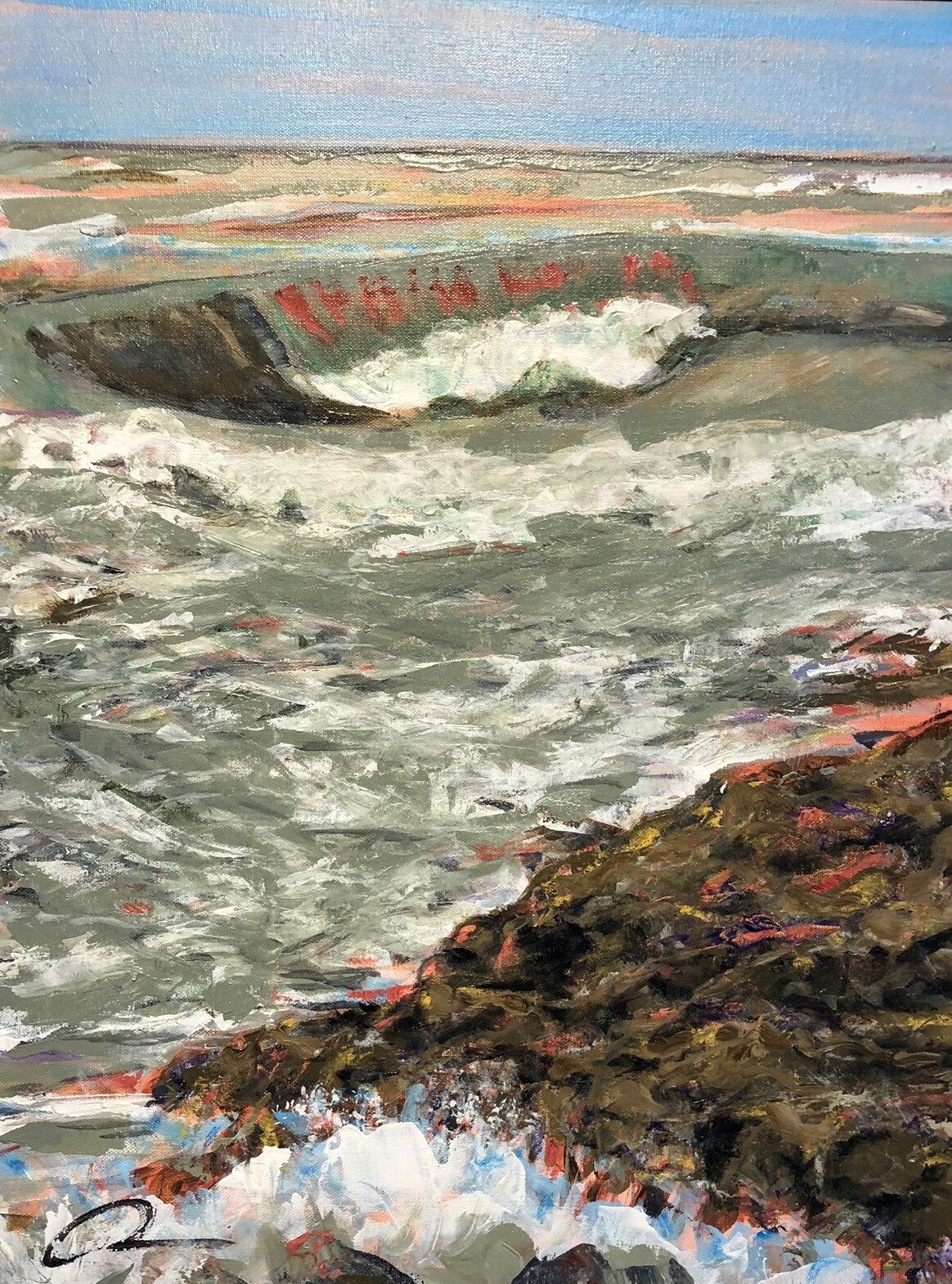 Red Tide at Blind Pass - Acrylic