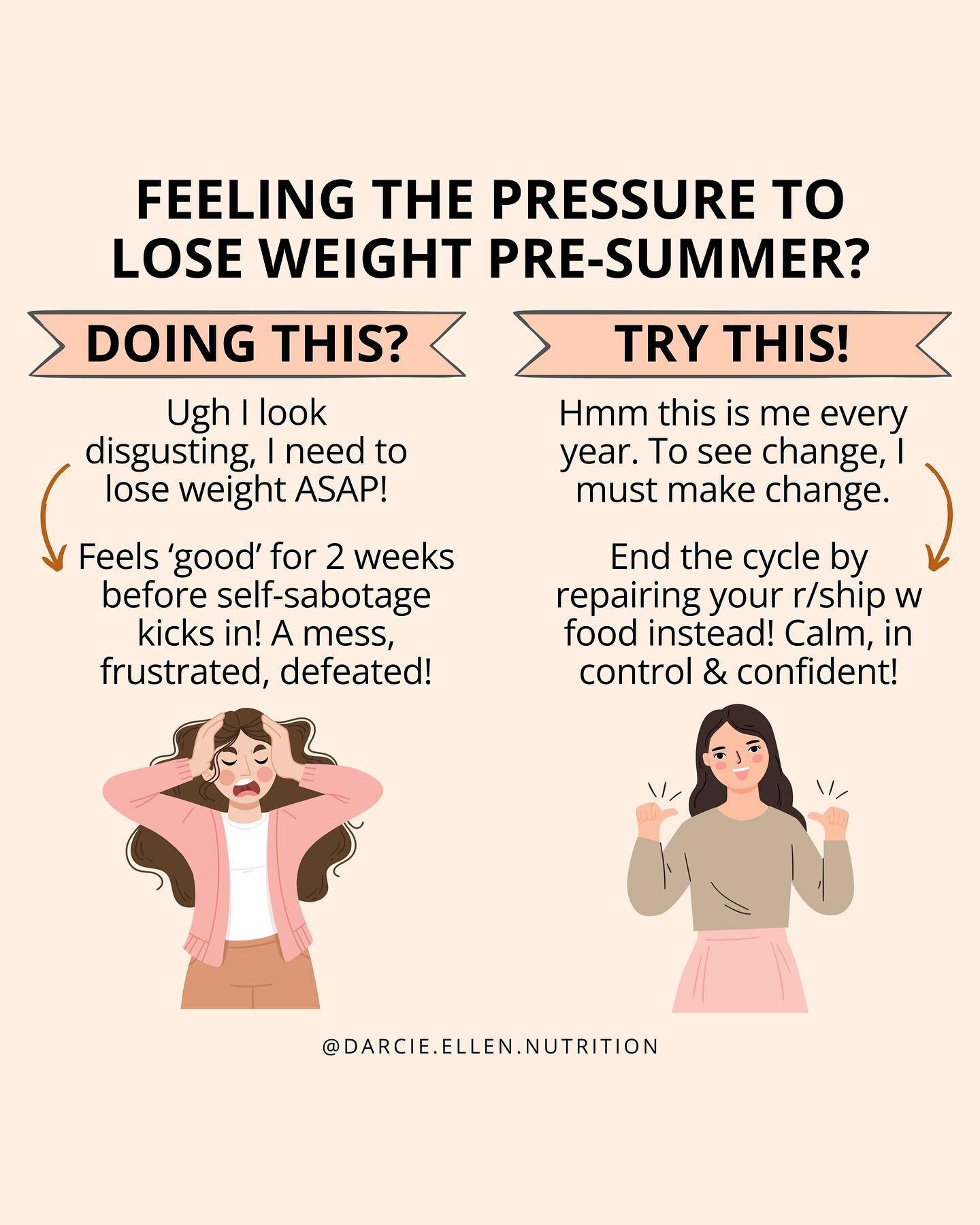 Feel this overwhelming amount of guilt from &lsquo;not caring&rsquo; this winter, along with an urgency &amp; stress that summer is fast approaching? 😖

🔄Is this you, year in, year out?

🫶🏼I see you &amp; I got you!

🌈Let&rsquo;s end the cycle, 