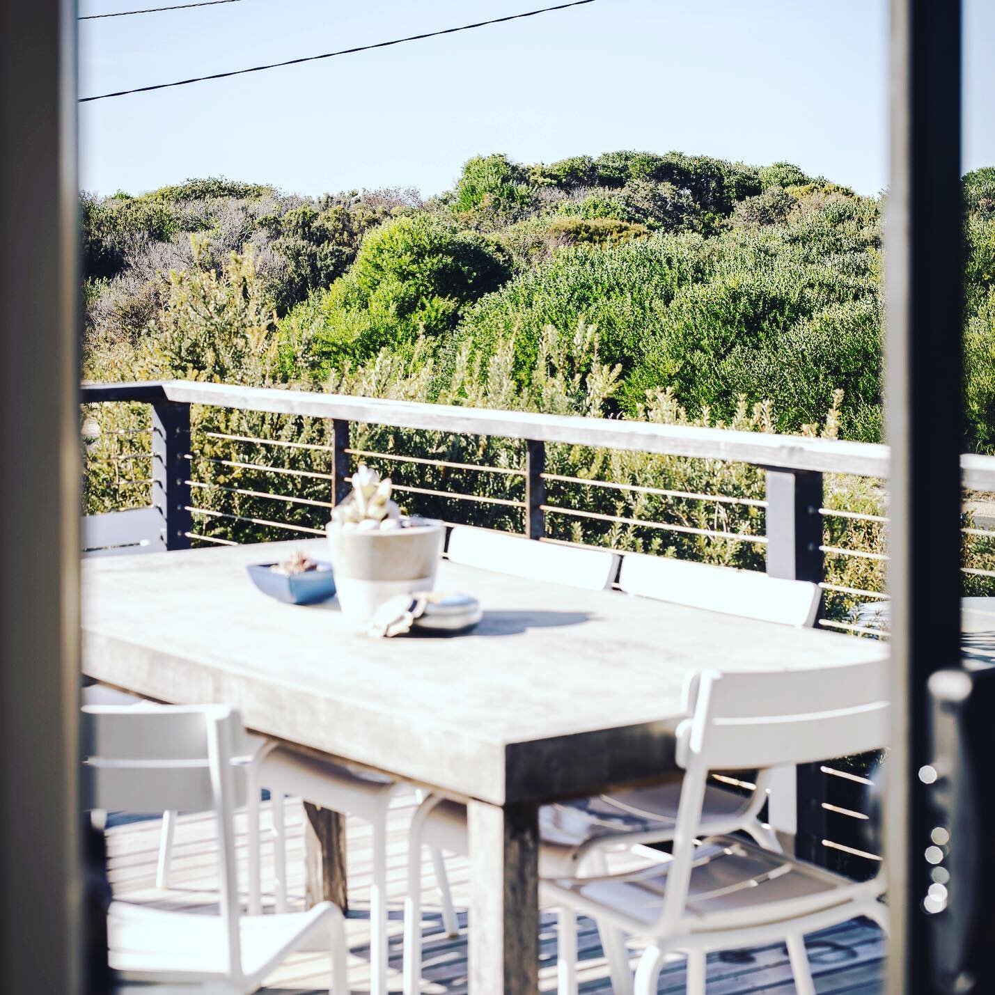 With many warm days on the horizon, it&rsquo;s time to enjoy afternoon picnics on Moonbird&rsquo;s deck overlooking the heath covered dunes of Beaumaris Beach and the Tasman Sea. Breathe deeply, exhale and relax&hellip; 

🙏🏼 @dearnabond_photography