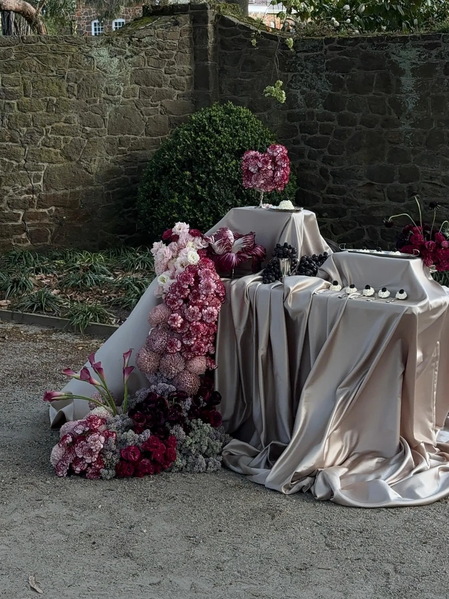 Snippets from a shoot last year 🍇

@cene.studio 
@archive.hire 
@crudenfarm 
@samanthaelizabethphotography 

#flowersstgermain 
#btsdesign 
#styledshoot 
#melbourneflorist 
#berrybliss
