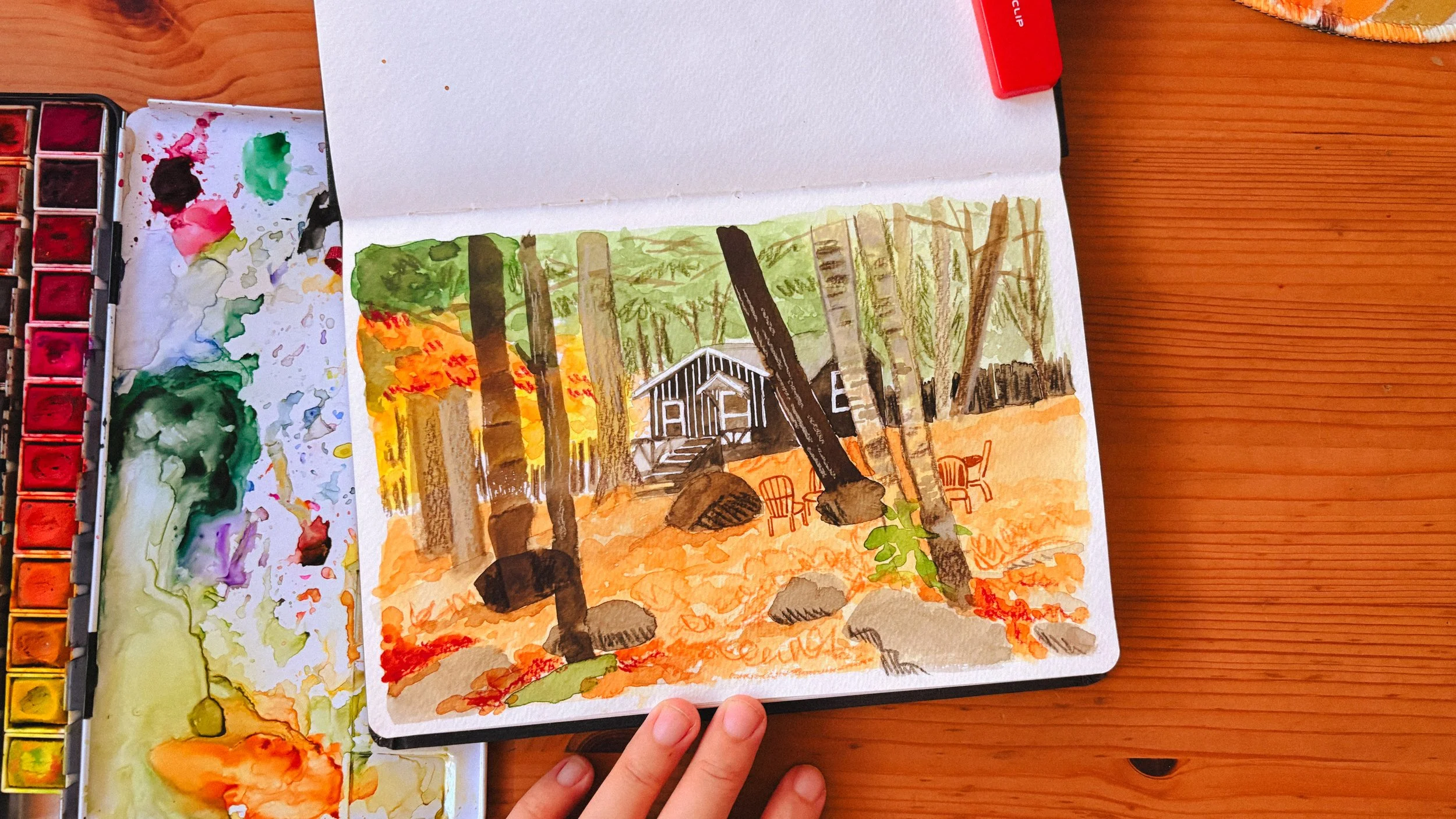 autumn landscapes Zoom Art Date