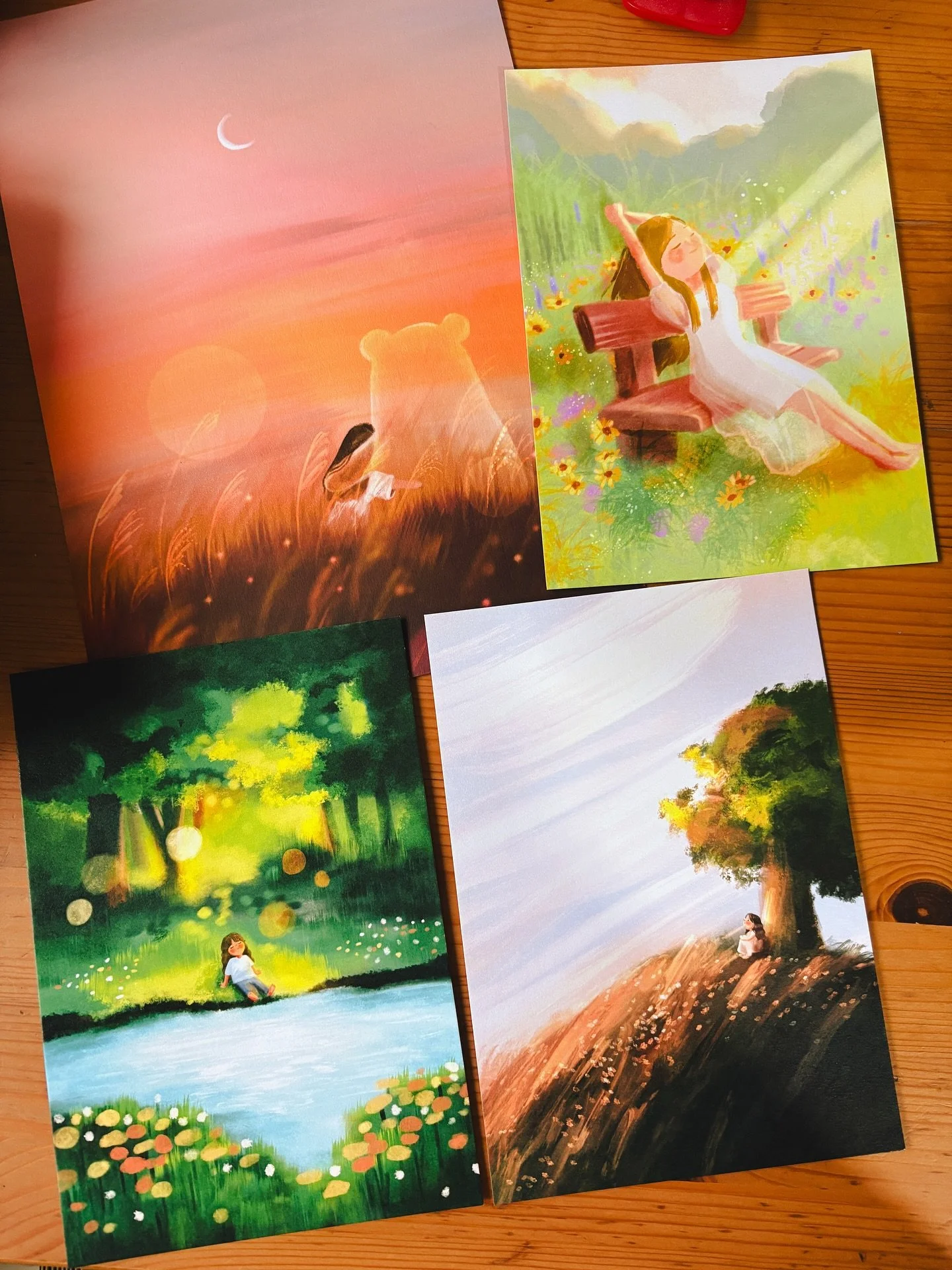 I love seeing how people pair their art prints together.. each combination seems to tell its own story. Maybe it&rsquo;s the mood they wish to bring into their space, or a feeling they want to return to. Thank you so much for your order Tracy 🌿