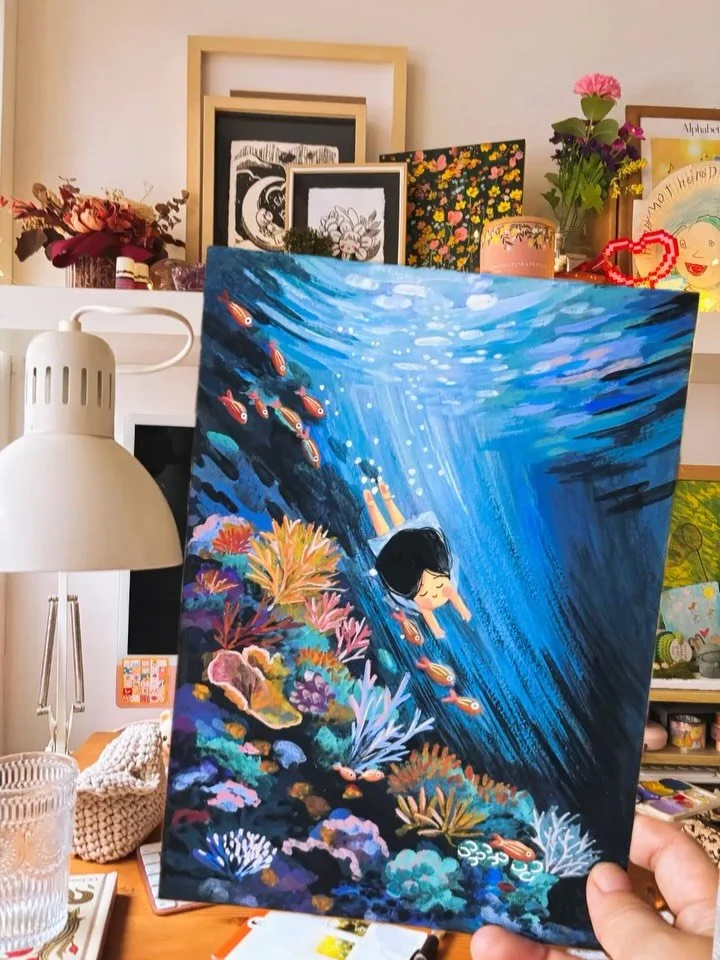 Garden of the Sea, 2025 &bull; For those of us who are learning to trust our own depths. It&rsquo;s a reminder that sometimes the places that feel like &ldquo;too much&rdquo; or &ldquo;too deep&rdquo; are where we discover the parts of ourselves we&r