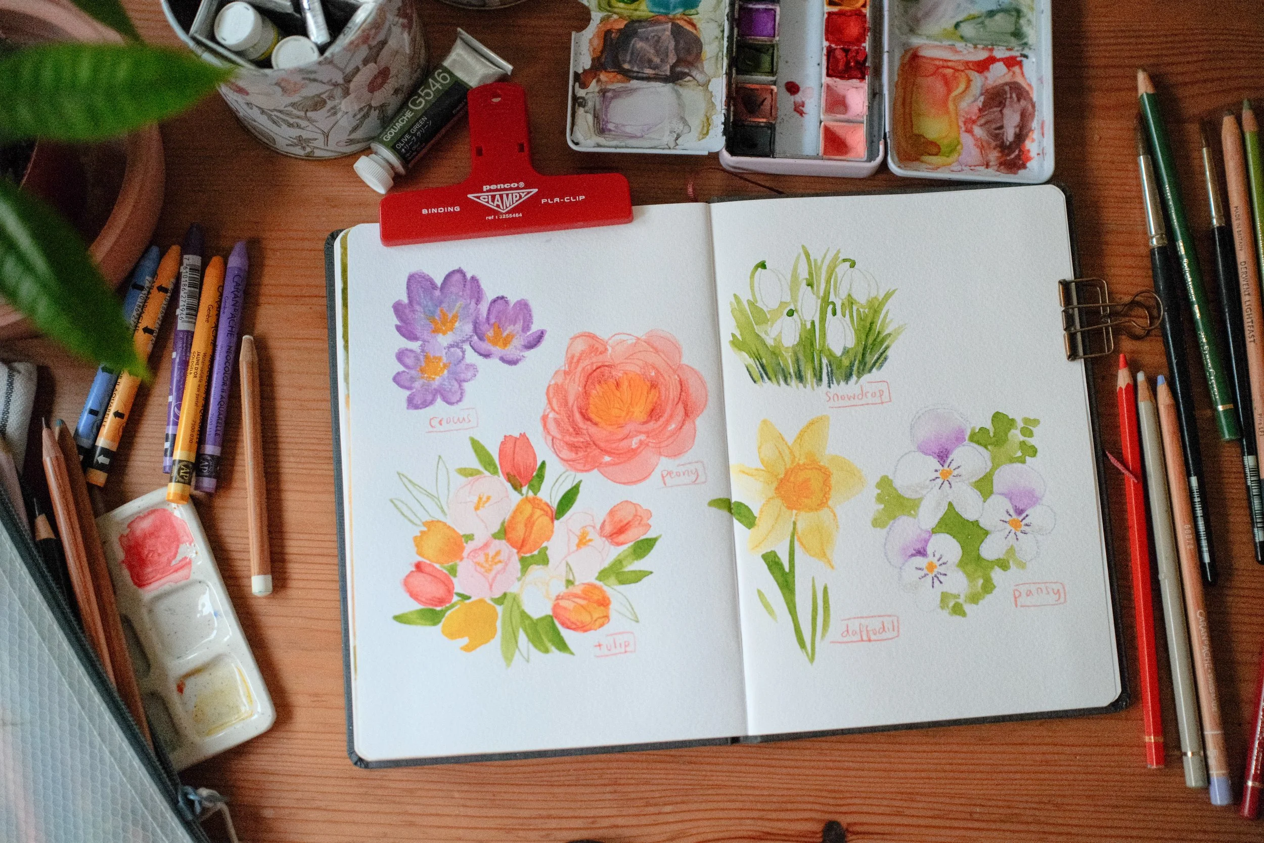 Spring Flower Zoom Art Date