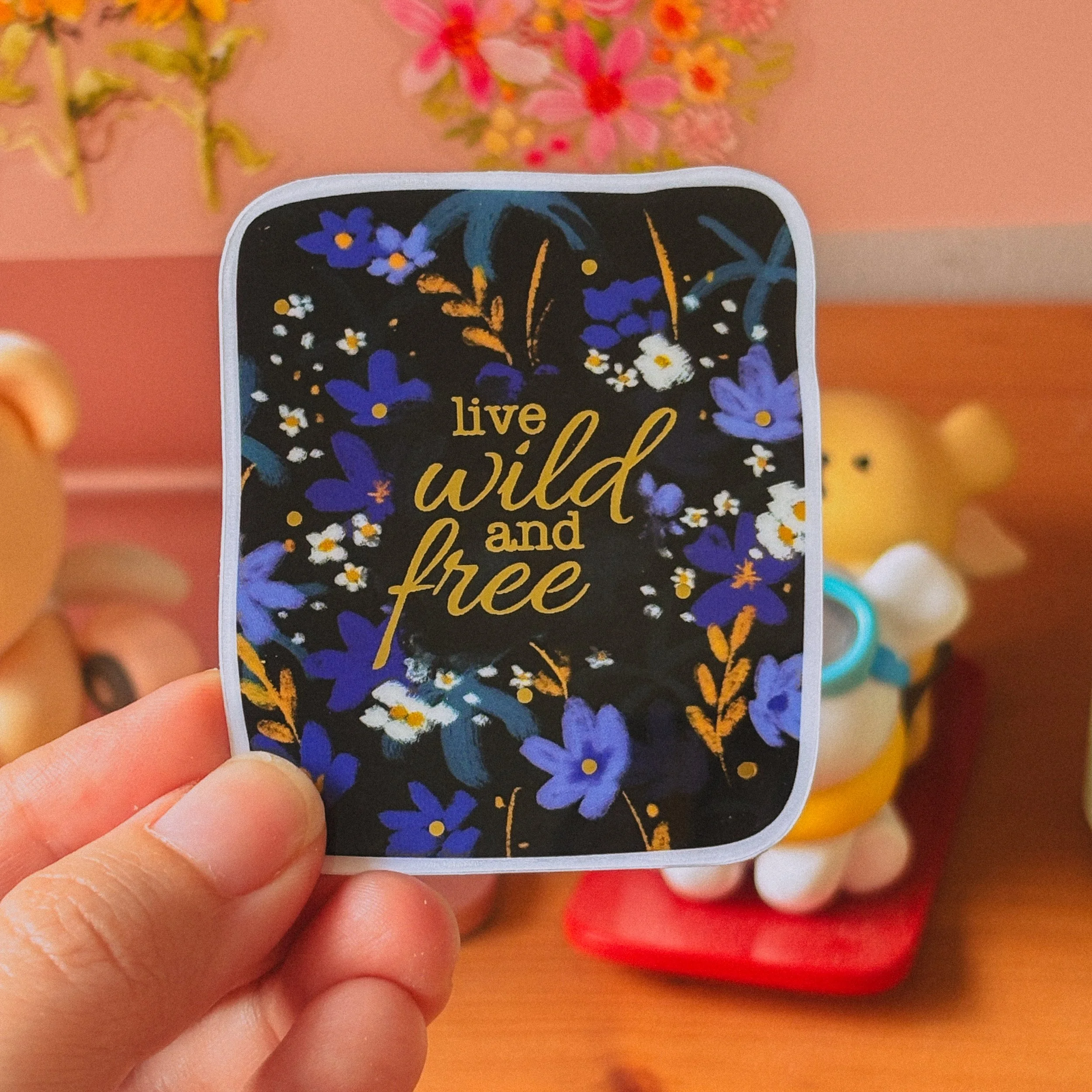 Wild and Free | Sticker Flake