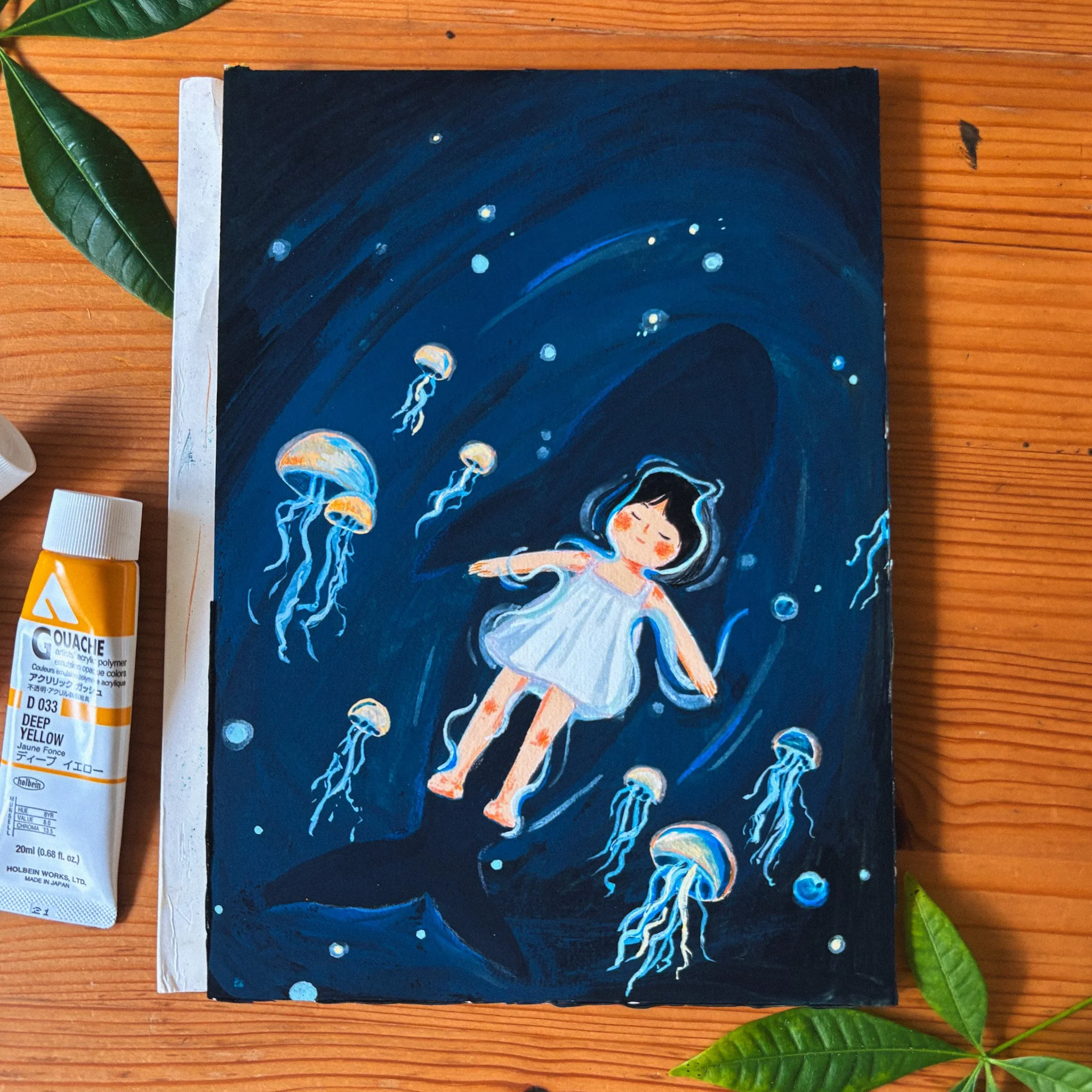Carried by the Ocean | Original Painting