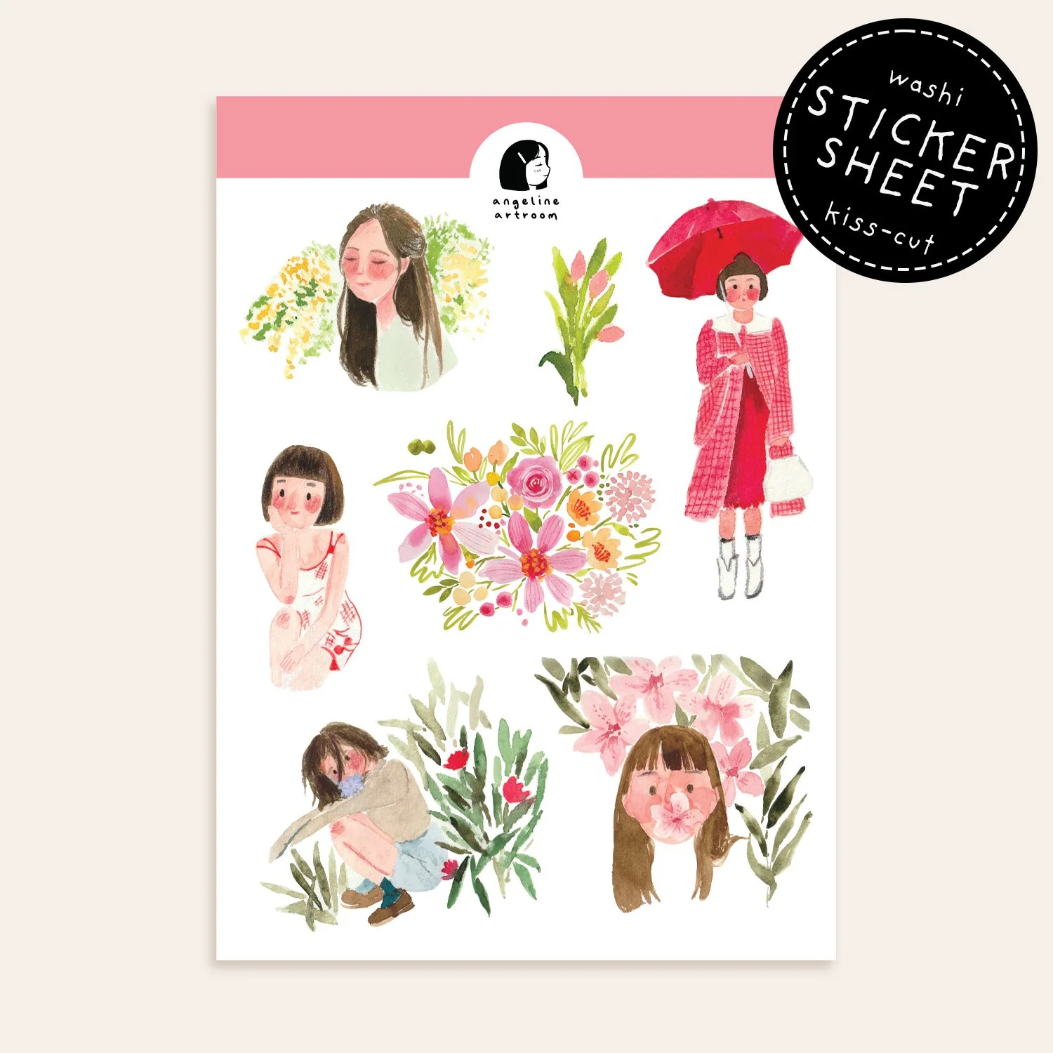 Springtime Girls | Sticker Sheet