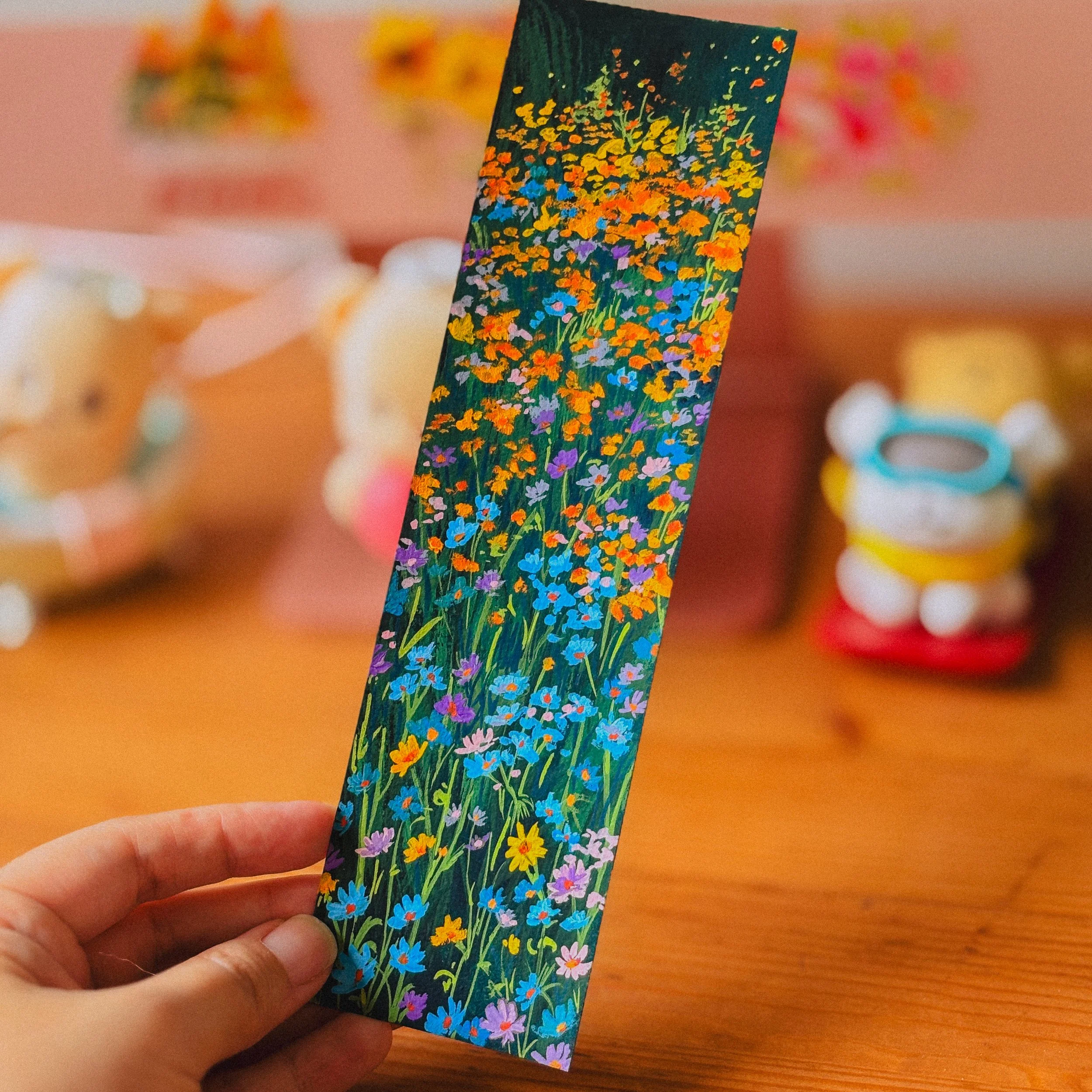 Hand-Painted Wildflower Bookmark | Confetti Wildflowers