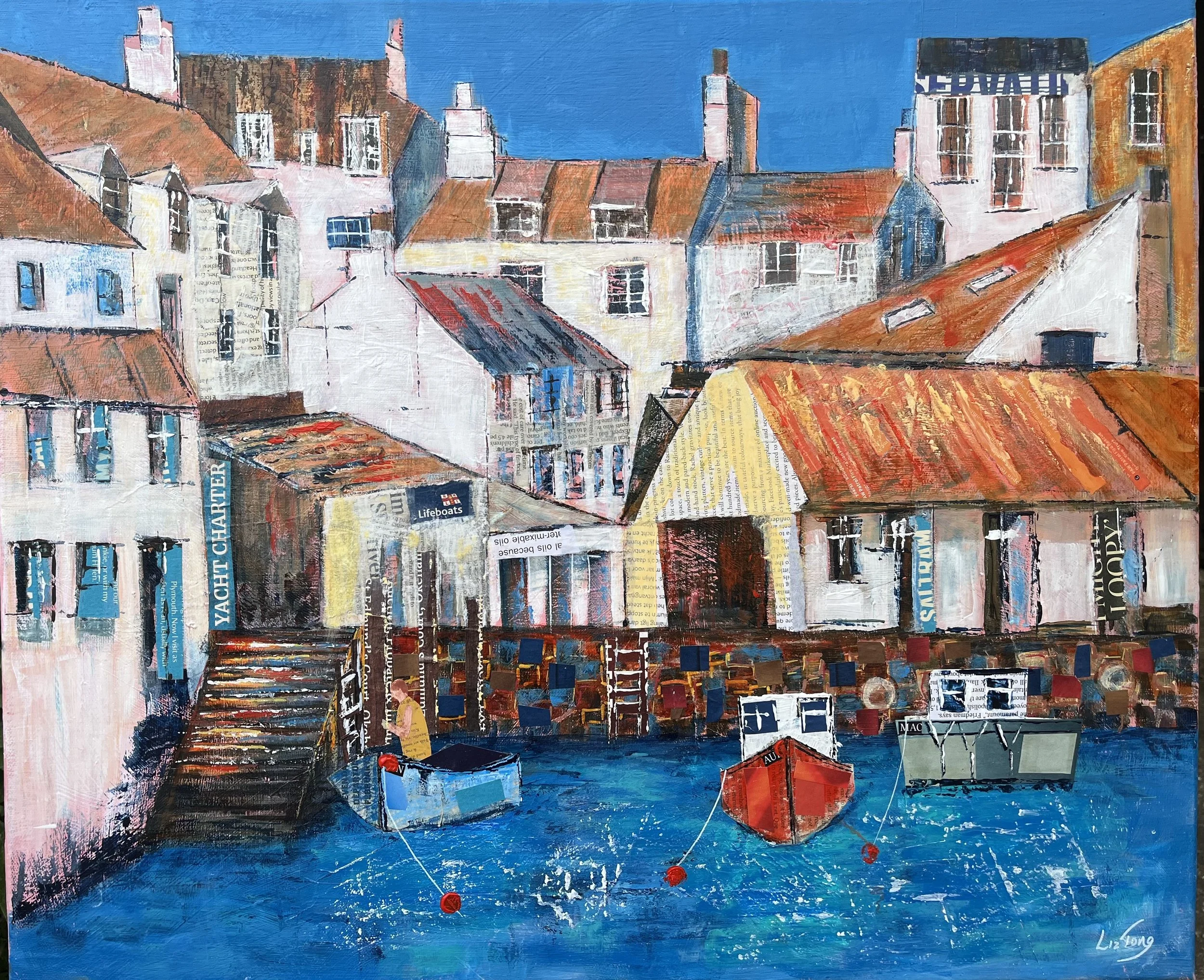 Morning at the quayside SOLD