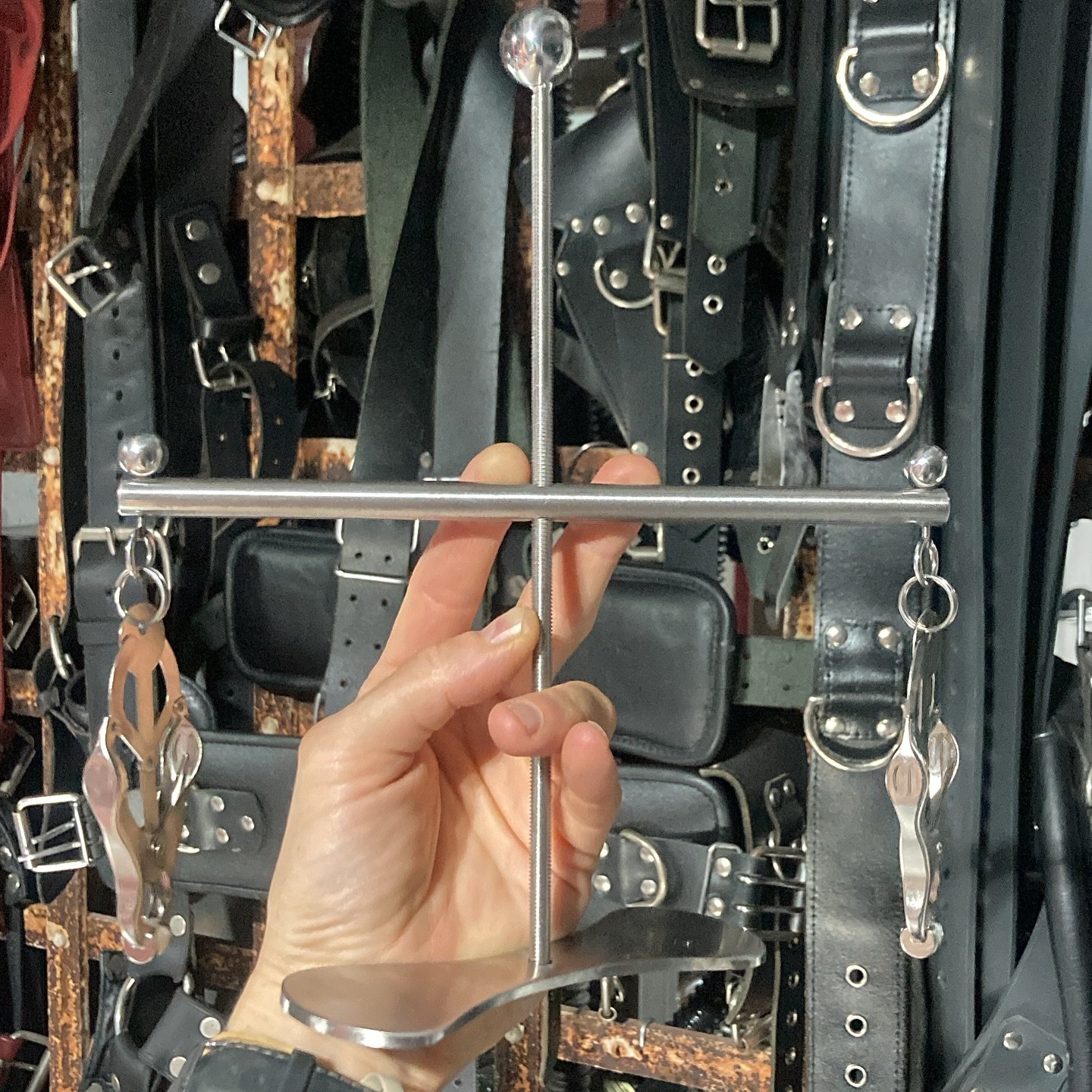 Finally! I&rsquo;ve found a new nipple tree! In stainless steel! Winning at life! #mistresstokyo