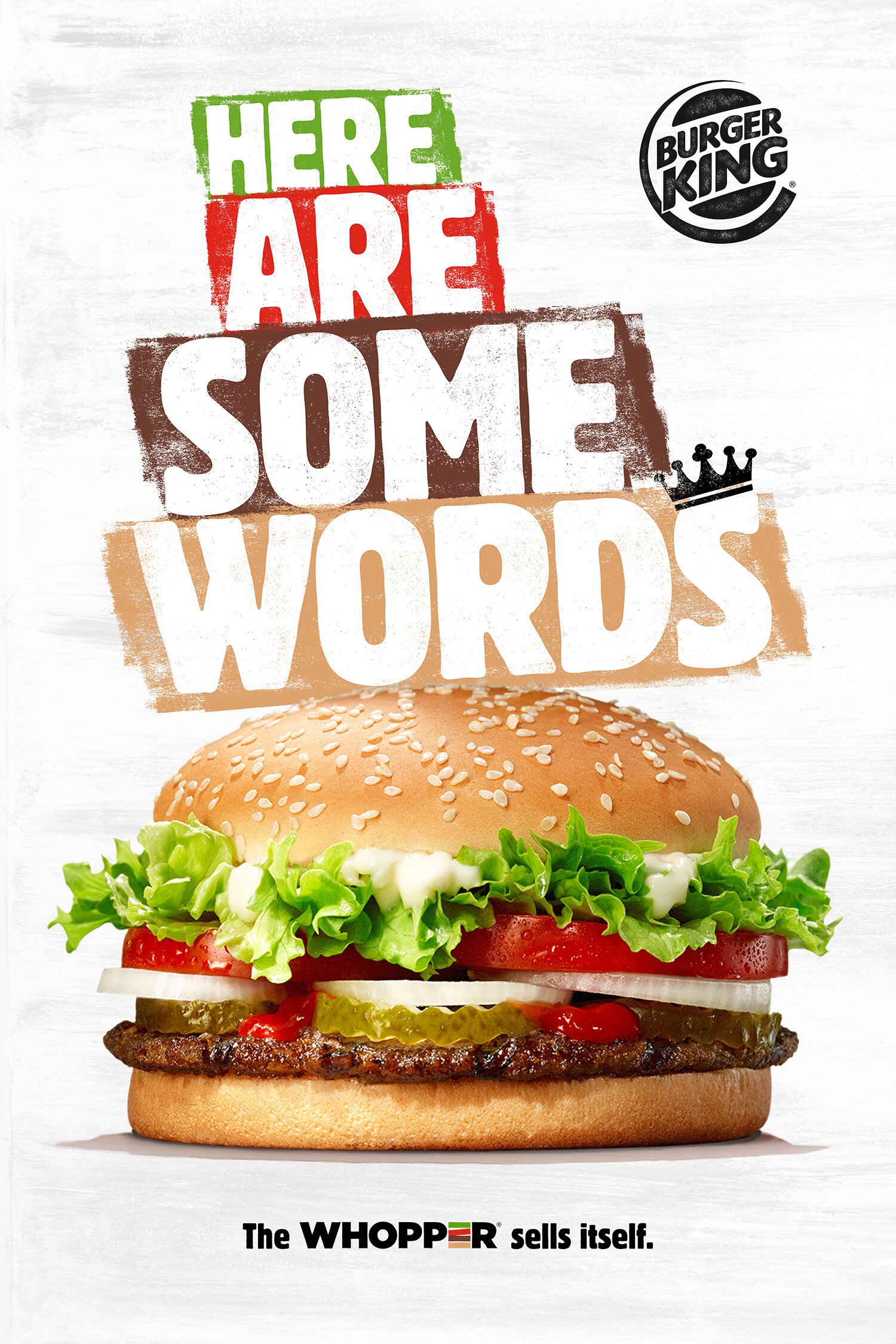 Burger King: The Whopper sells itself — JB