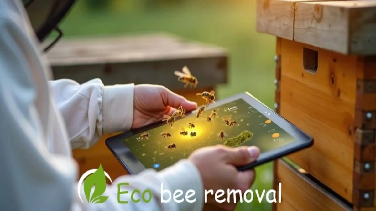 AI-powered hive monitoring technology used by beekeeper.