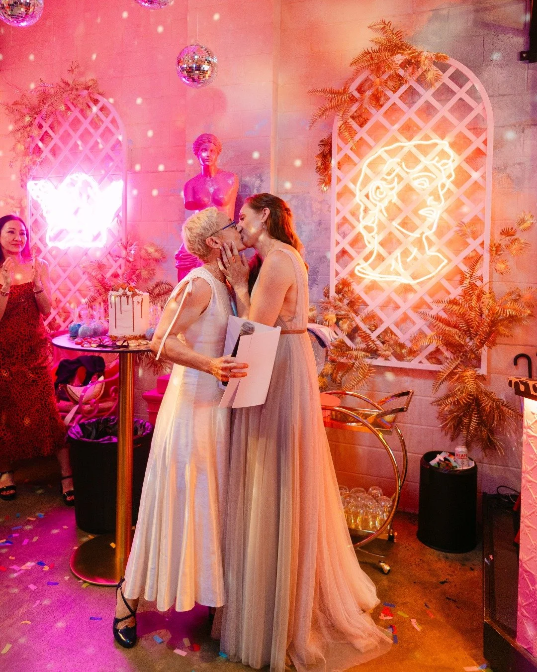 Hannah + Tash at the brilliant @thealtarelectric 
When you go to a flying trapeze class and just happen to meet the love of your life.