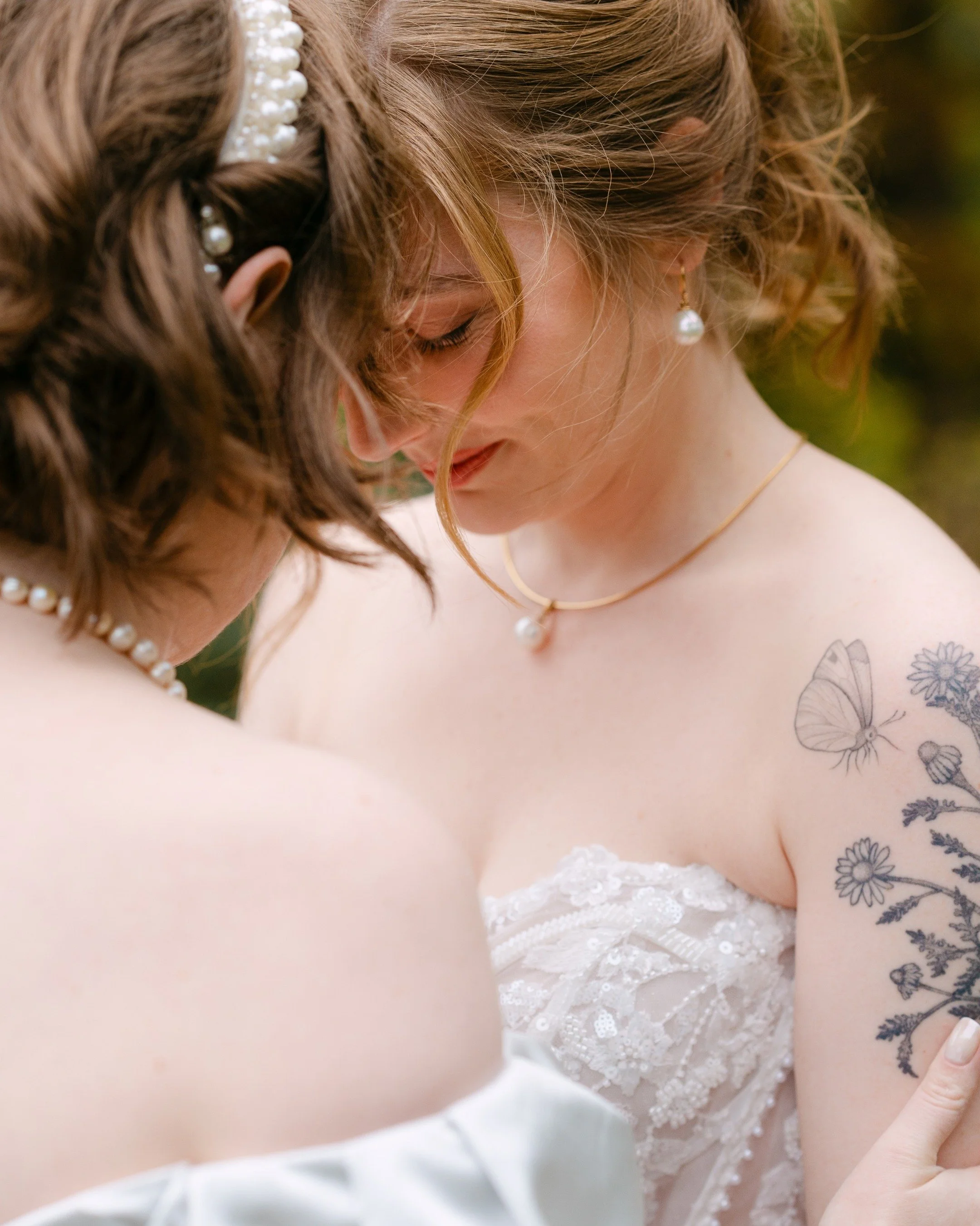 Eloise + Emily. 

How utterly stunning is the smoke rolling in from the somewhat poorly timed neighbours burning off. 
These two are just oh so sweet, and their beautiful pup might be the most well dressed dog I've ever seen at a wedding! 

Florist @